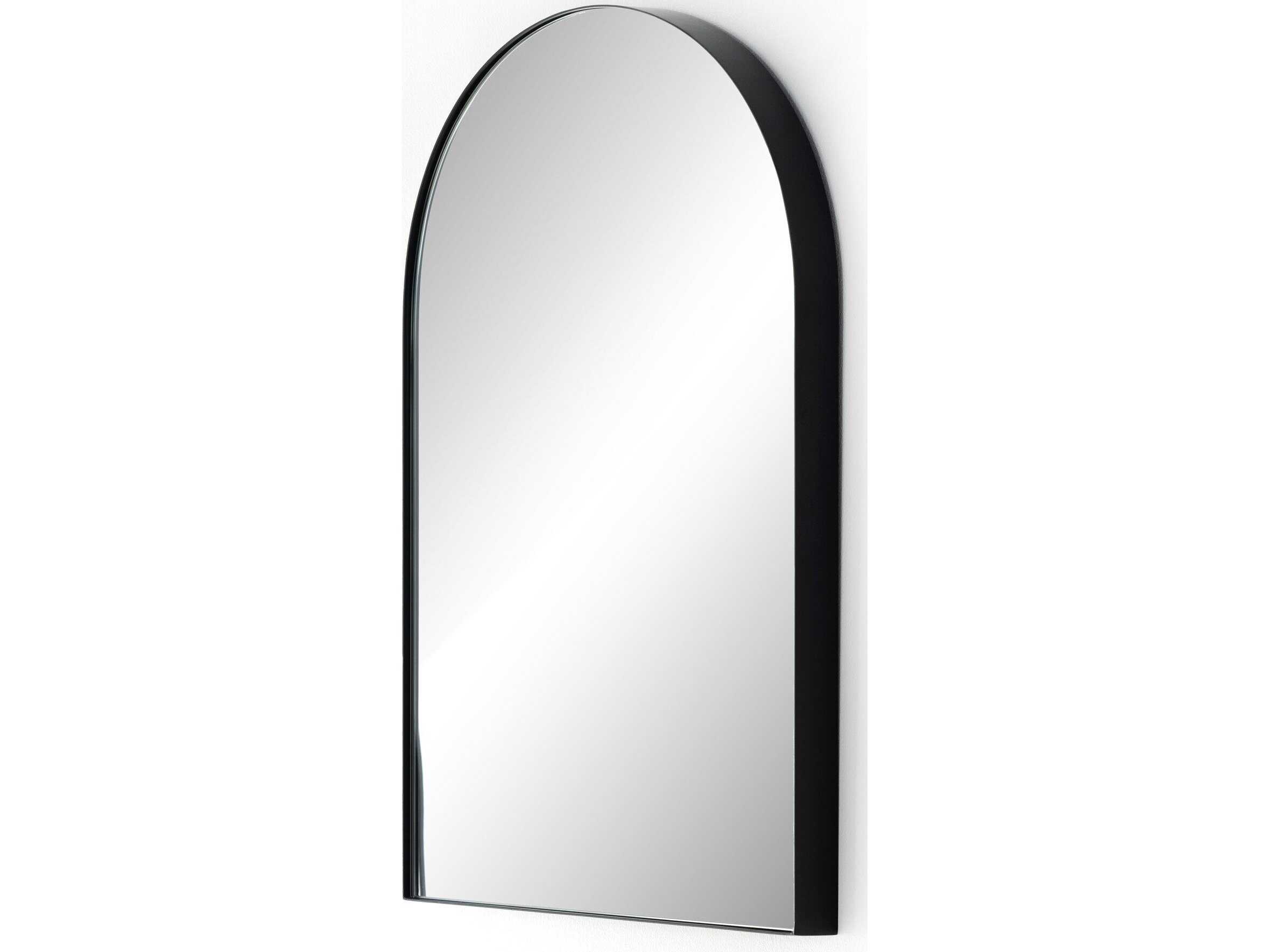 Four Hands Marlow Georgina Iron Matte Black  Small Mirror