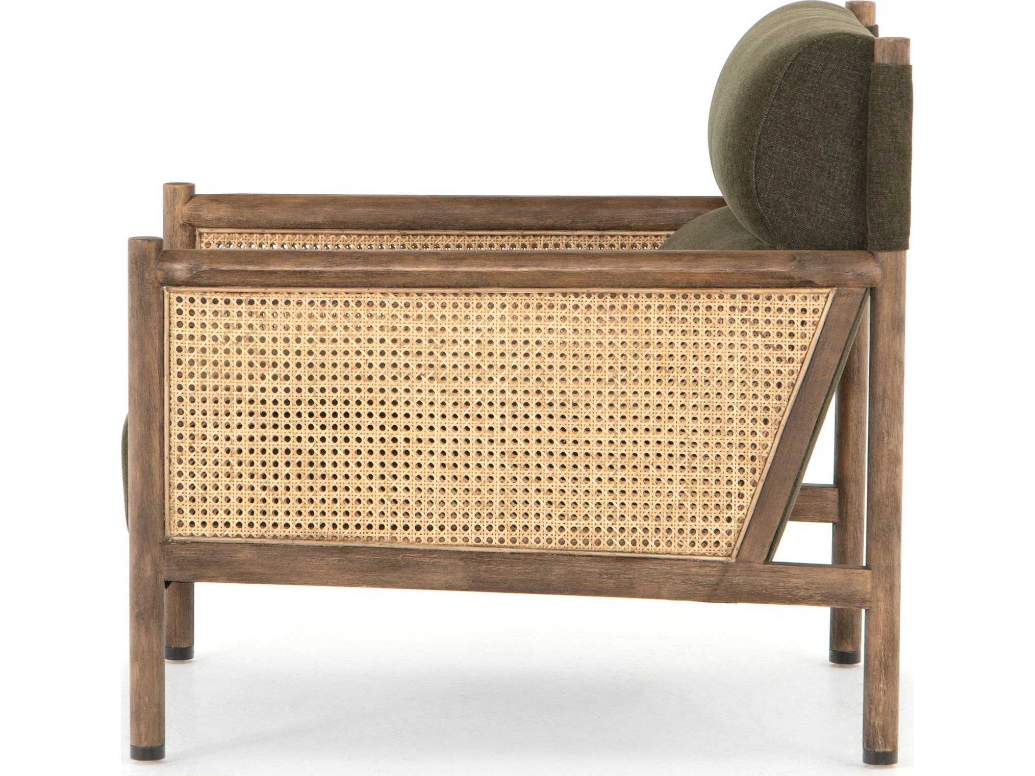 Four Hands Kensington Kempsey Green Fabric Accent Chair