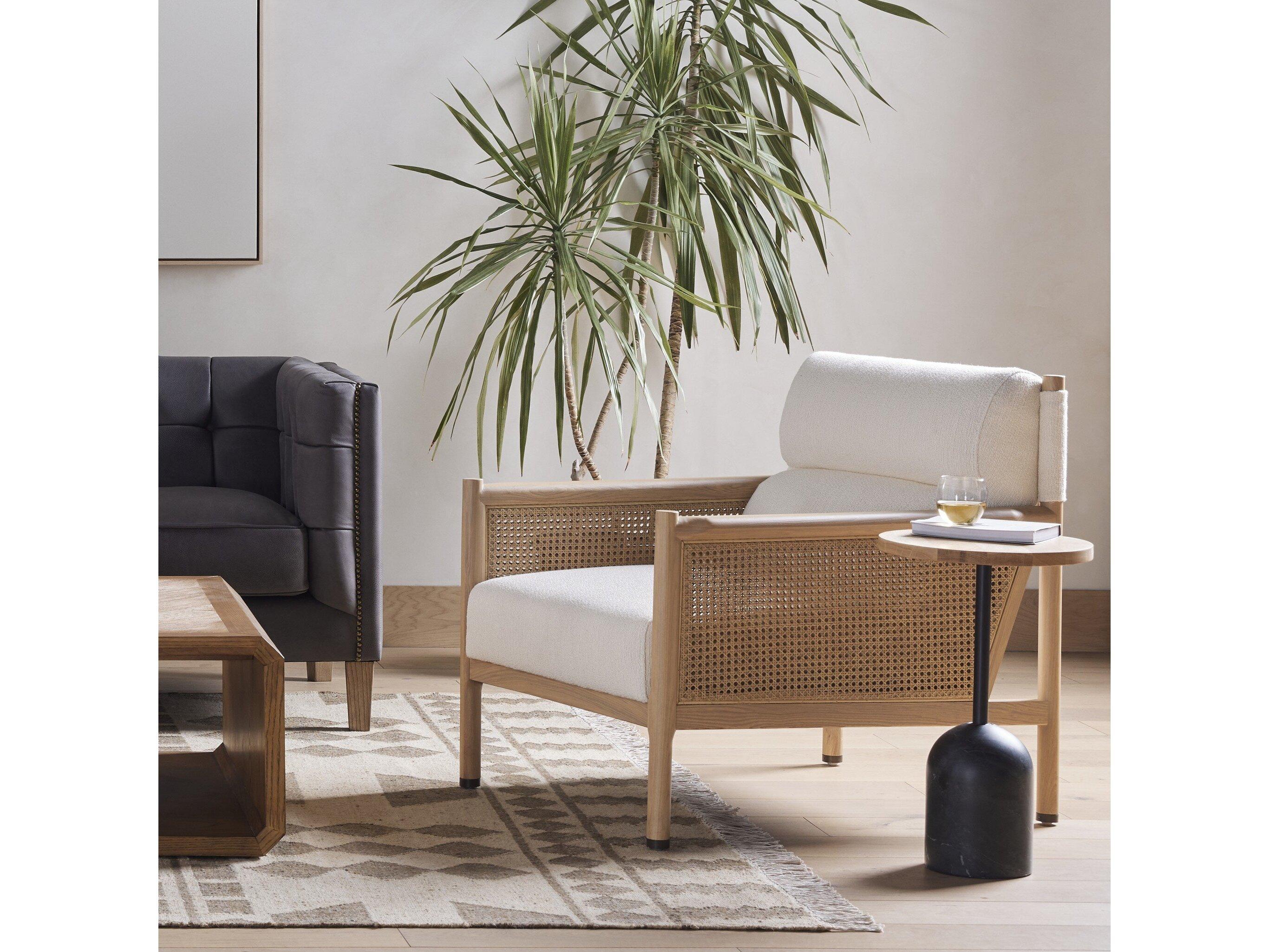 Four Hands Kensington Kempsey Cream Fabric Accent Chair