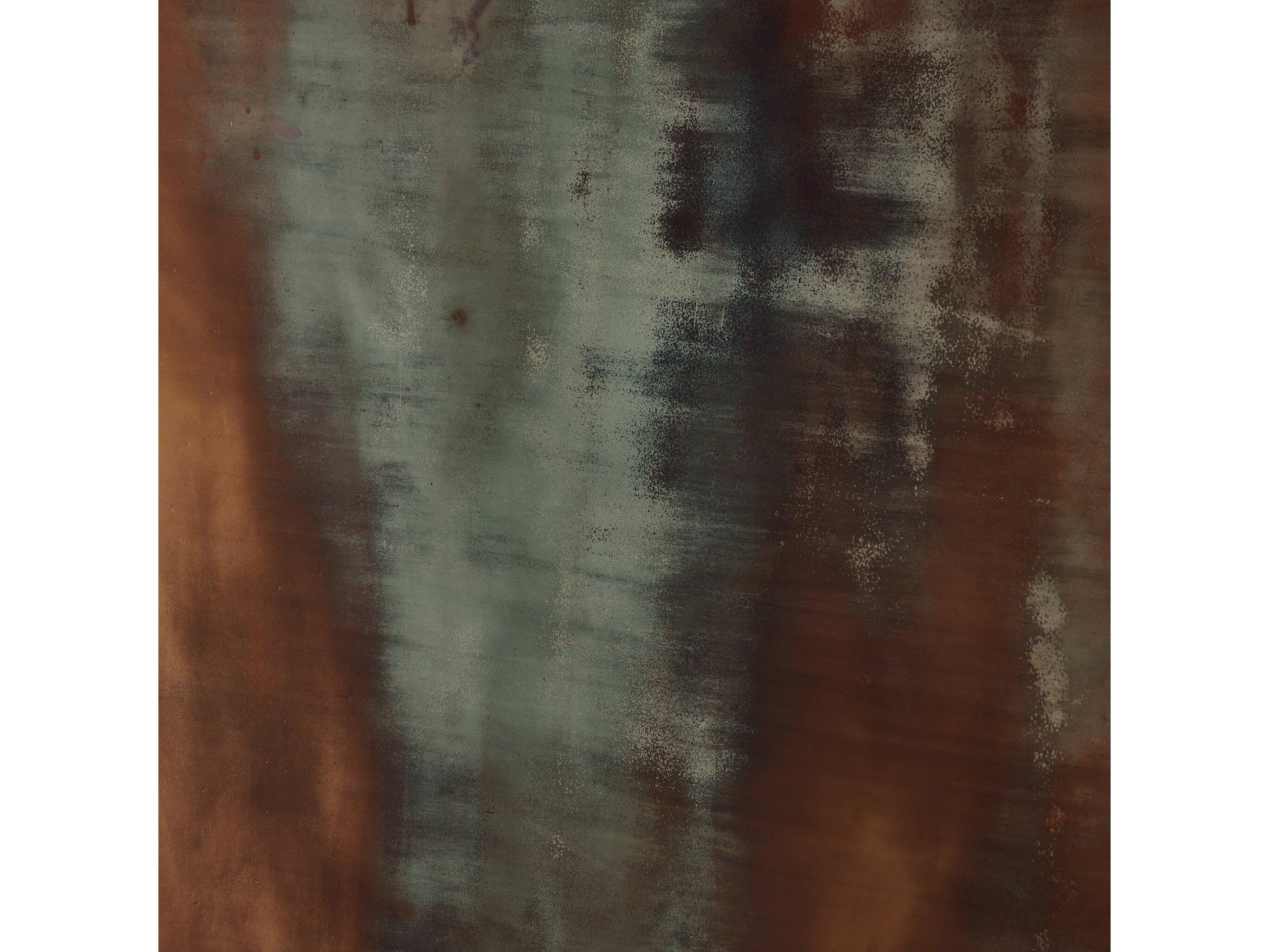 Four Hands Marlow Acid Iron Matte Black Rectangular Wash Floor Mirror