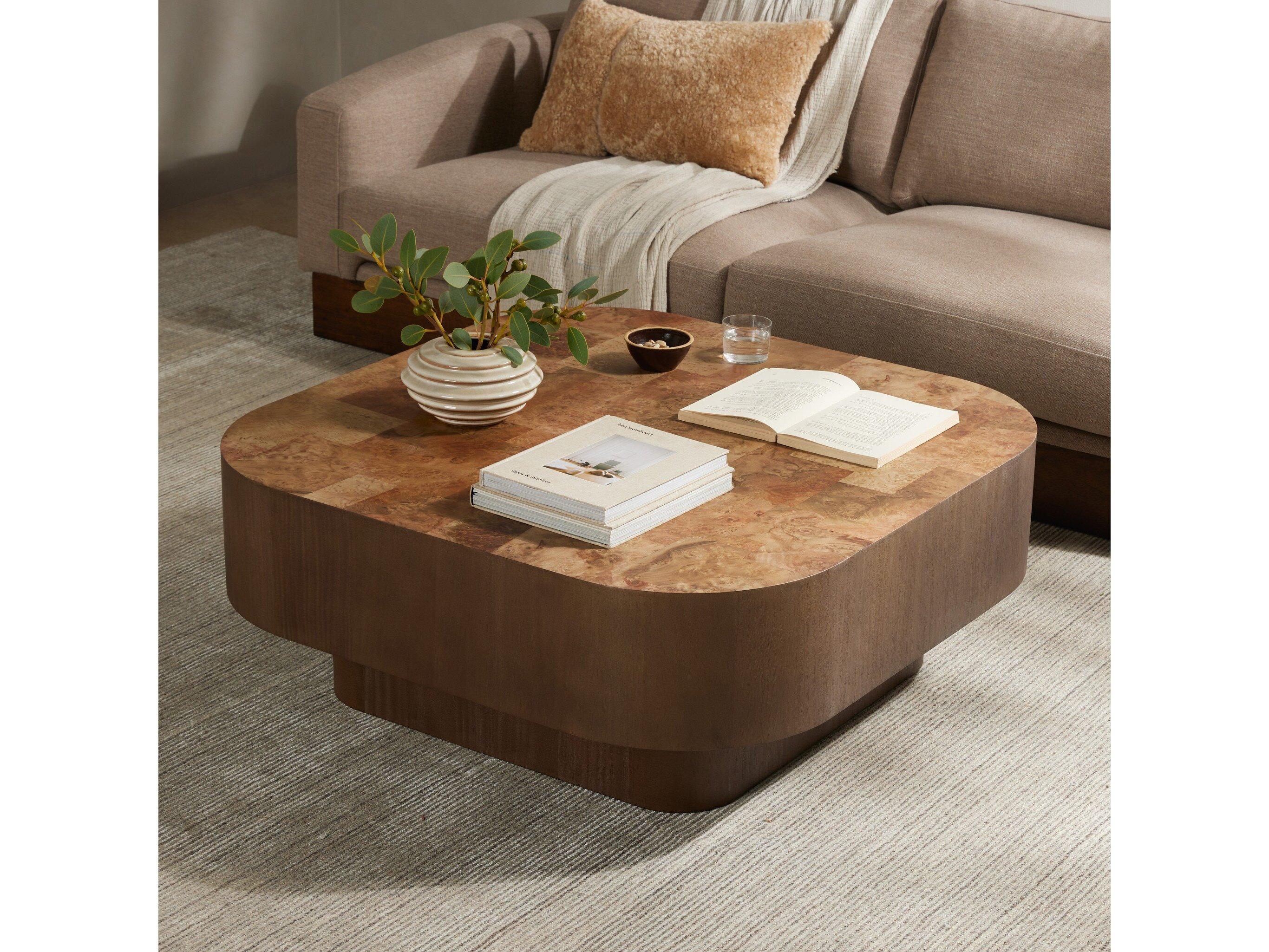 Four Hands Wesson Blanco Rectangular Wood Coffee Table