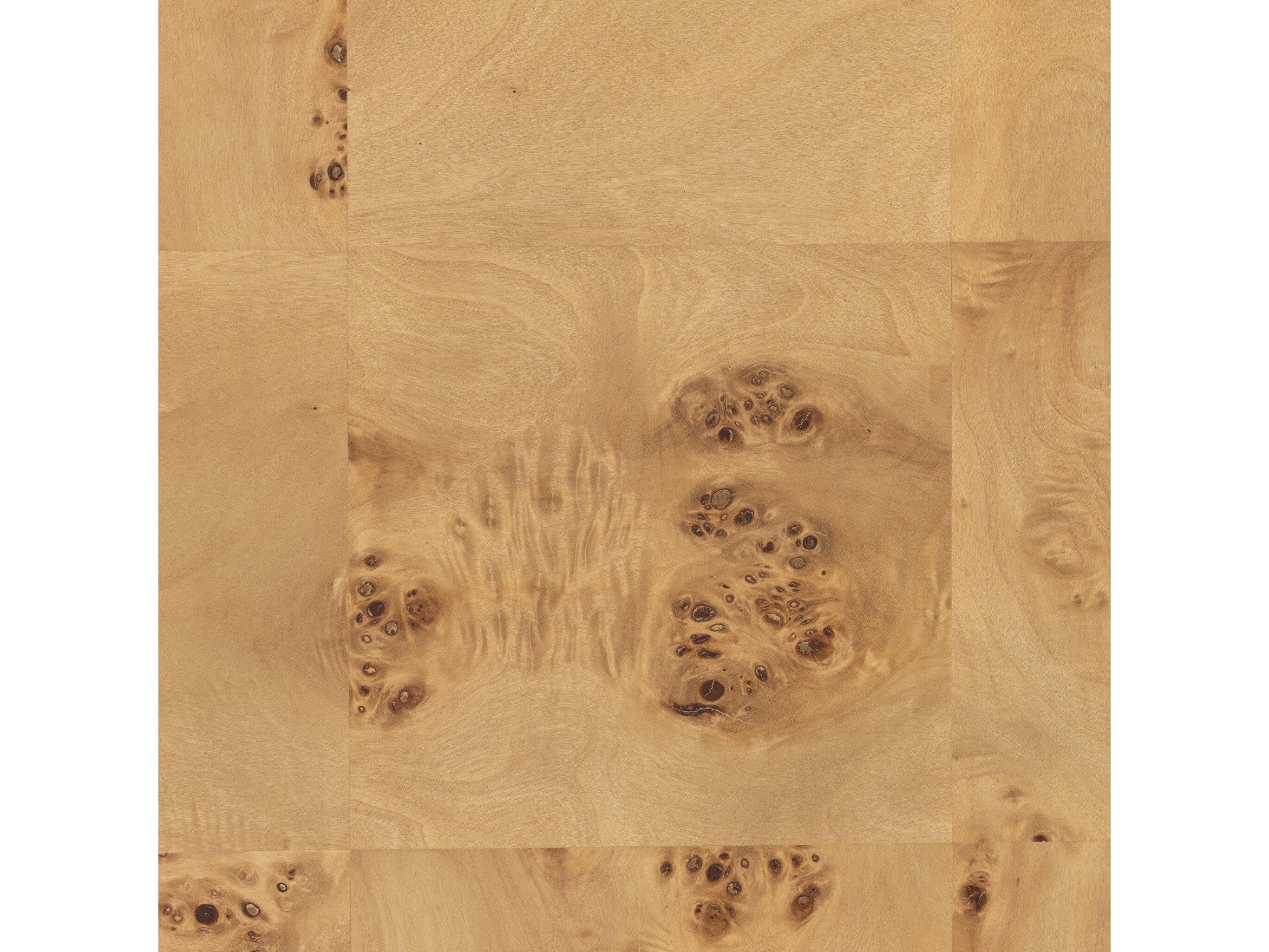 Four Hands Belfast Jenson Rectangular Wood Natural Poplar Burl Veneer Console Table