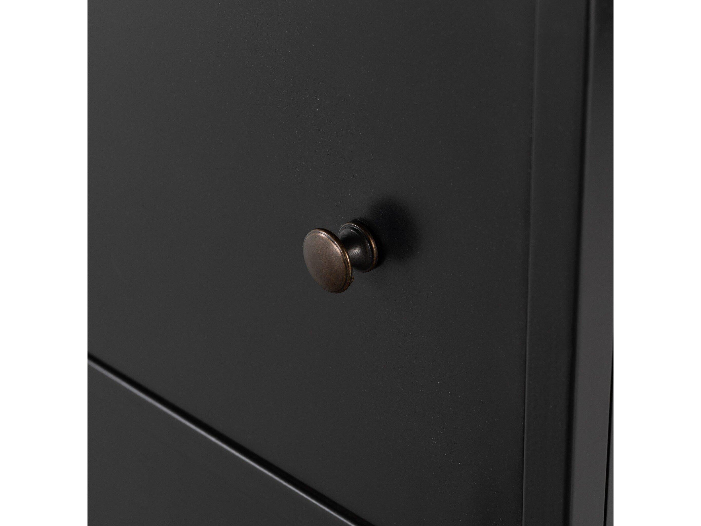 Four Hands Belmont Shadow Box Black Clear Glass Tempered Executive Desk