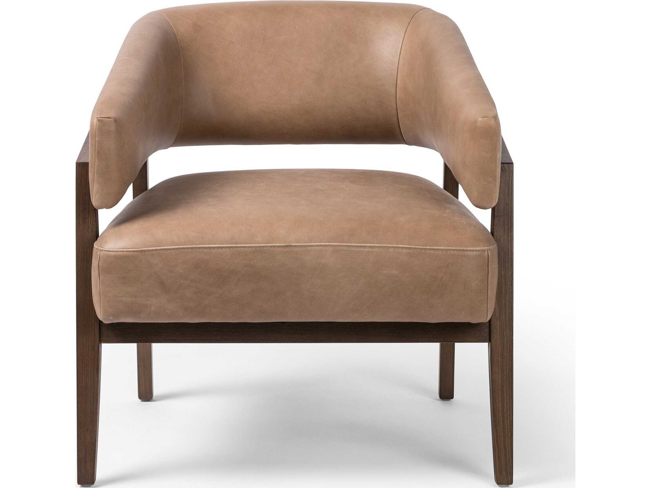 Four Hands Townsend Dexter Palermo Drift Leather Accent Chair