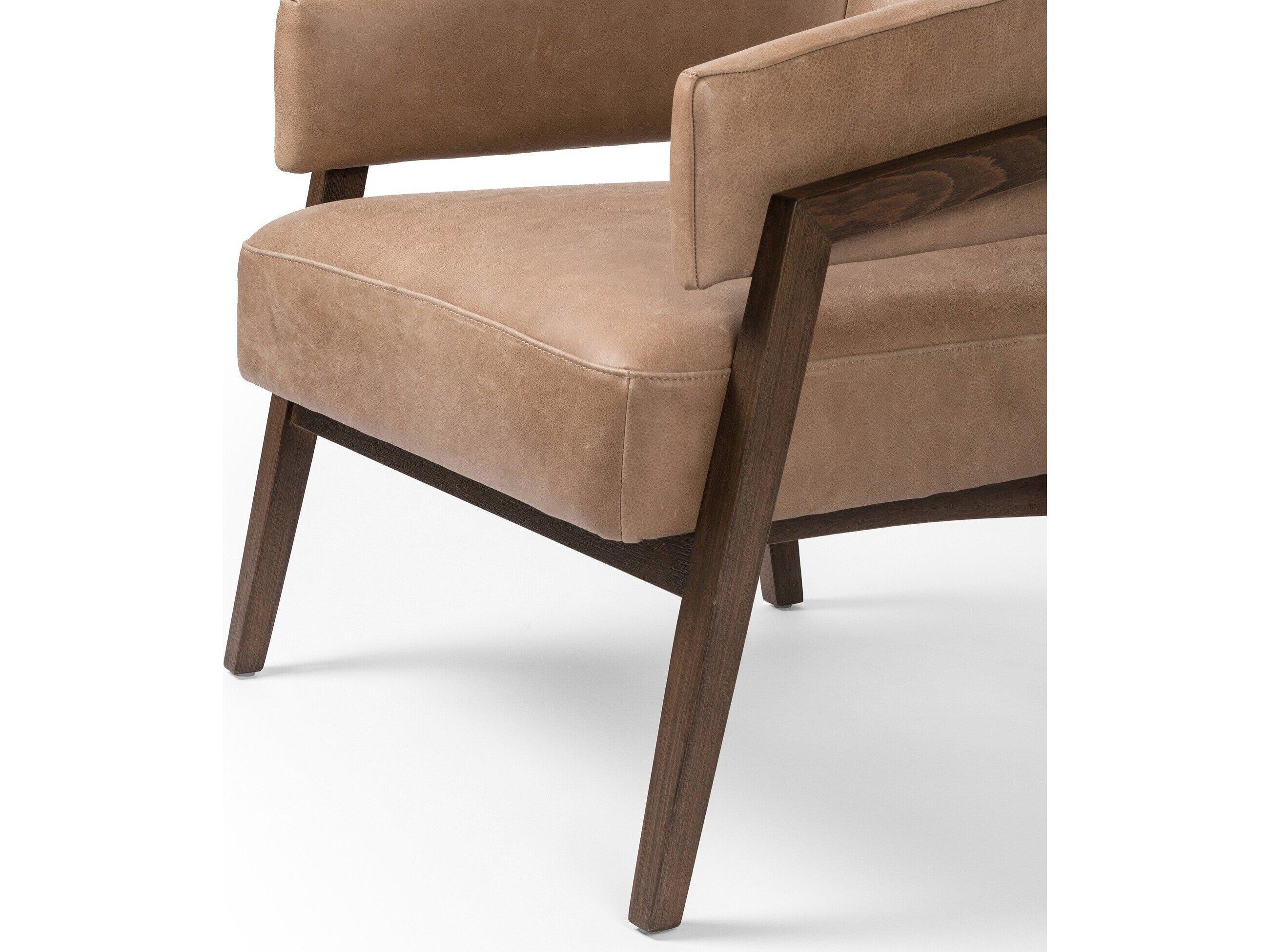 Four Hands Townsend Dexter Palermo Drift Leather Accent Chair