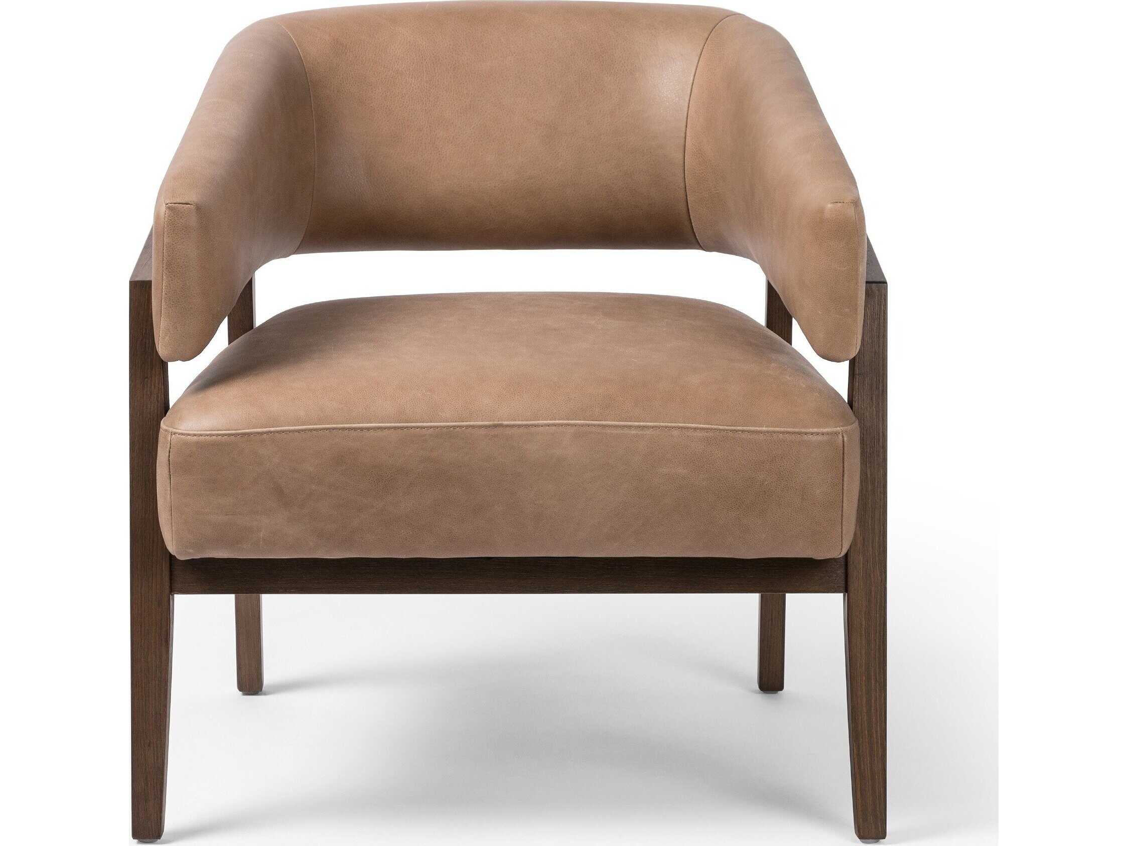 Four Hands Townsend Dexter Palermo Drift Leather Accent Chair