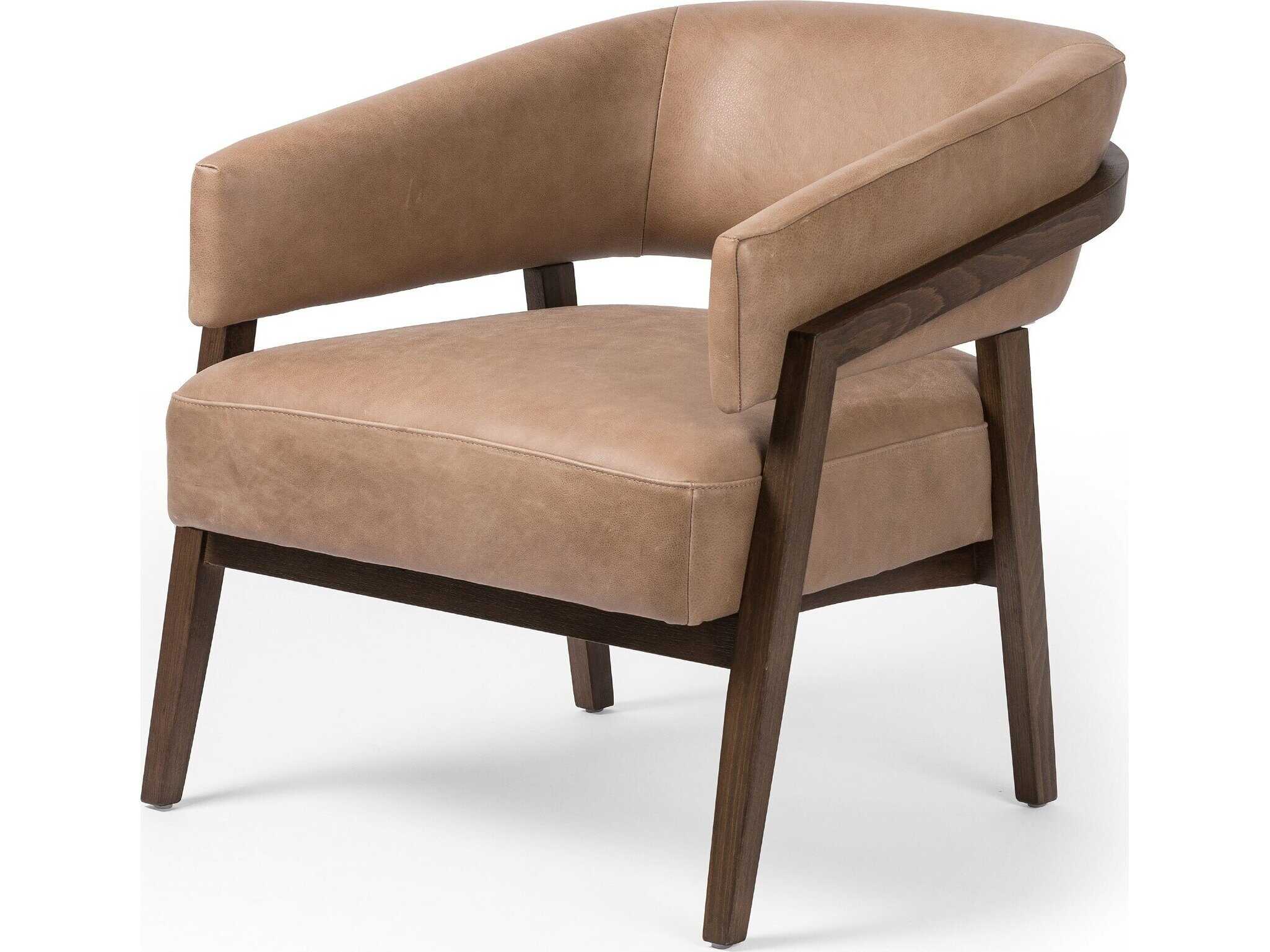 Four Hands Townsend Dexter Palermo Drift Leather Accent Chair