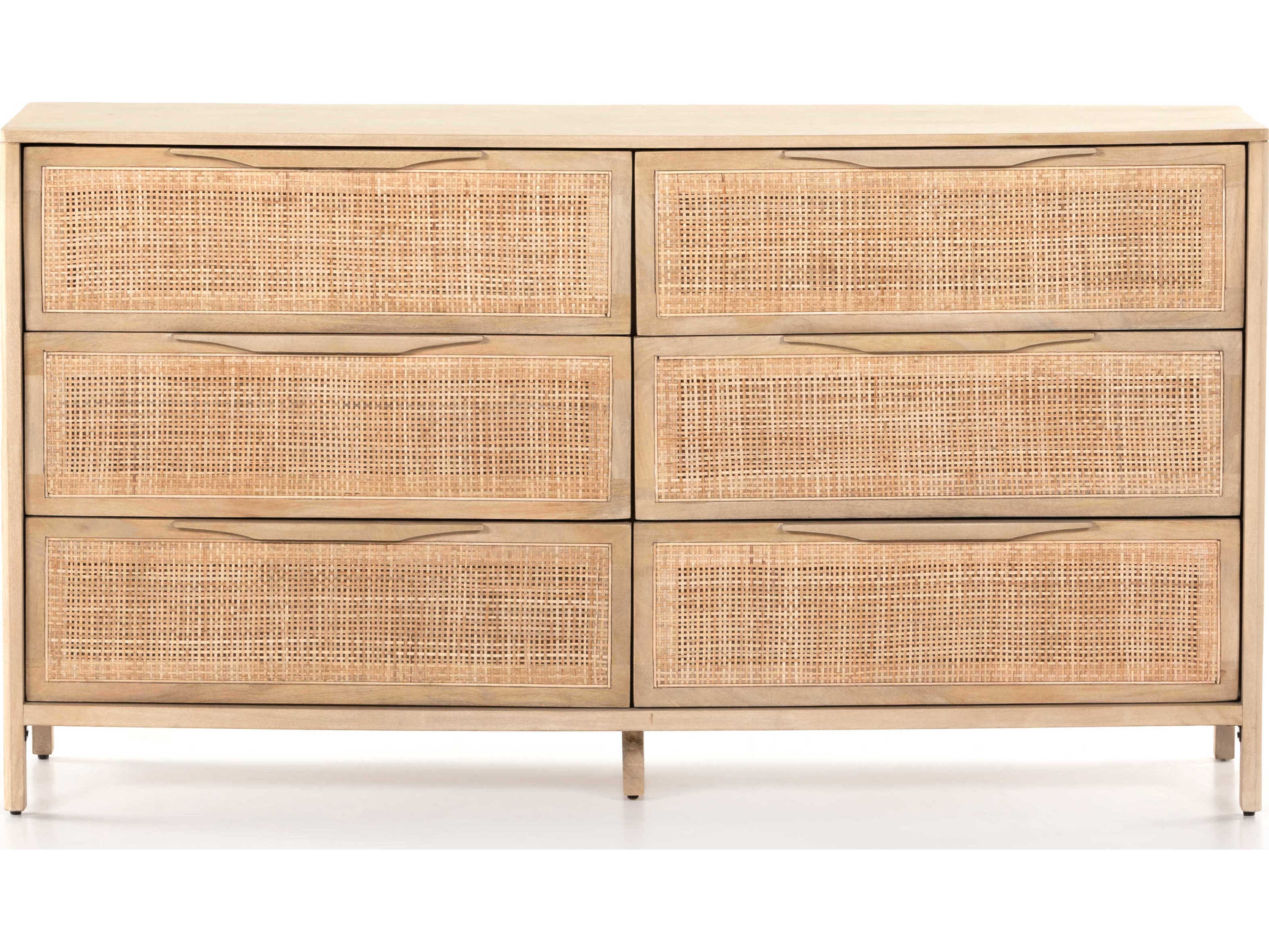 Luxecor Globetrotter Sydney 6-Drawers Mango Wood Double Dresser