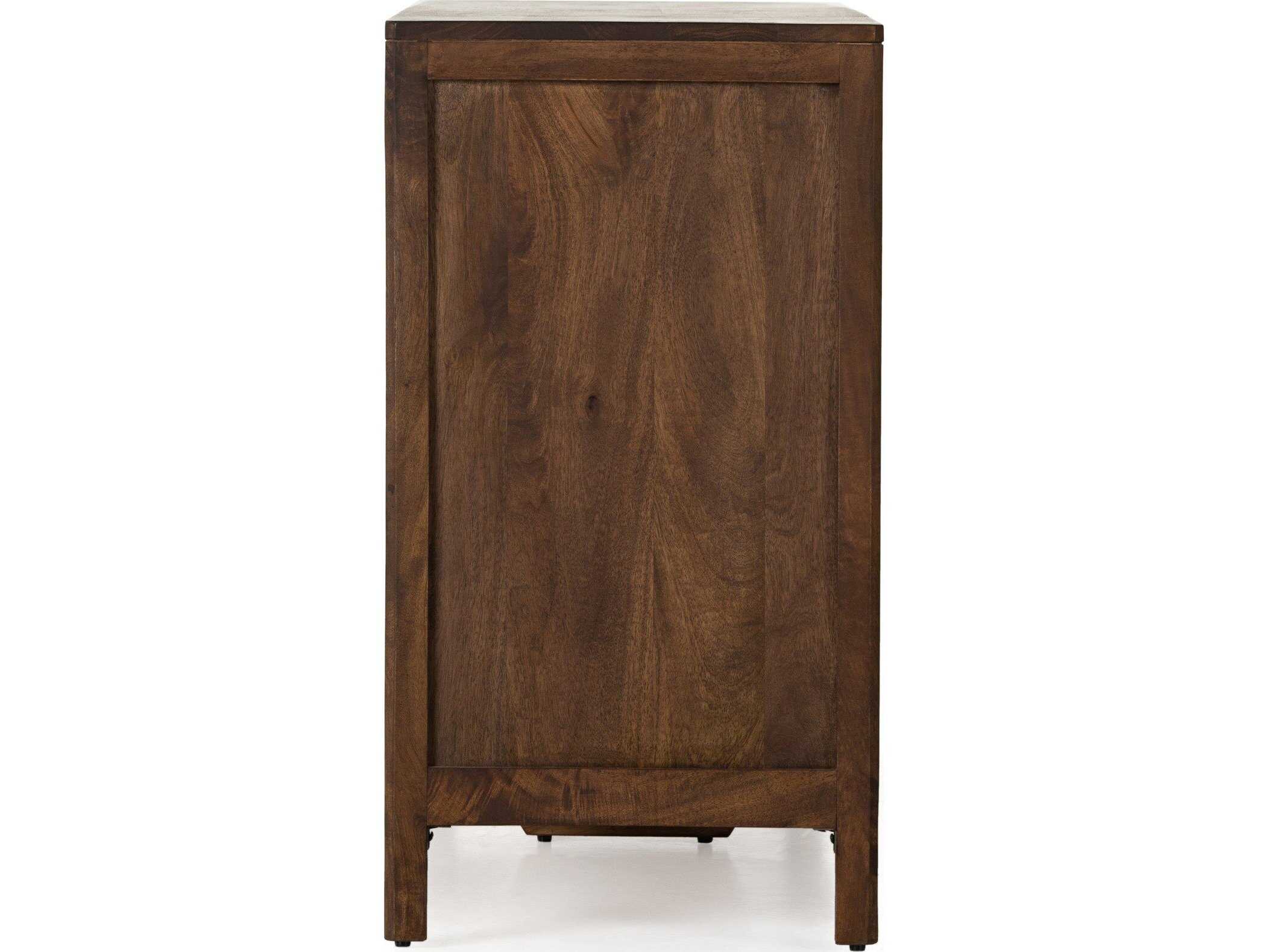 Four Hands Prescott 6-Drawers Mango Wood Double Dresser