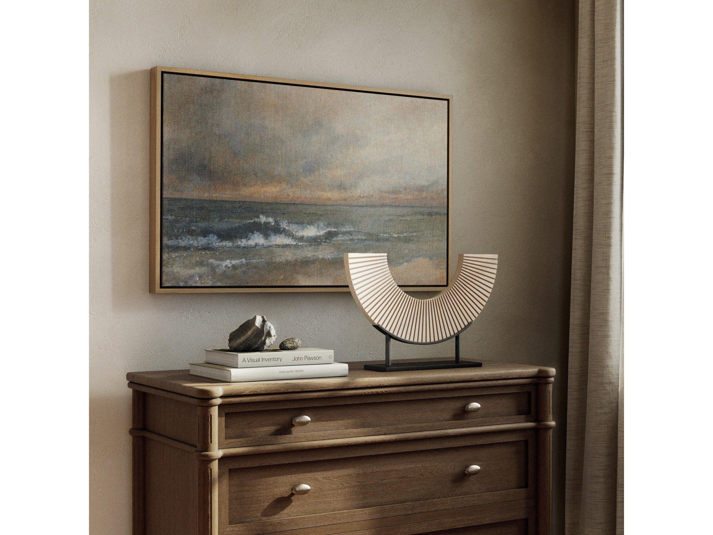 Four Hands Marlow Heartsmere Marble Sandstone Sculpture