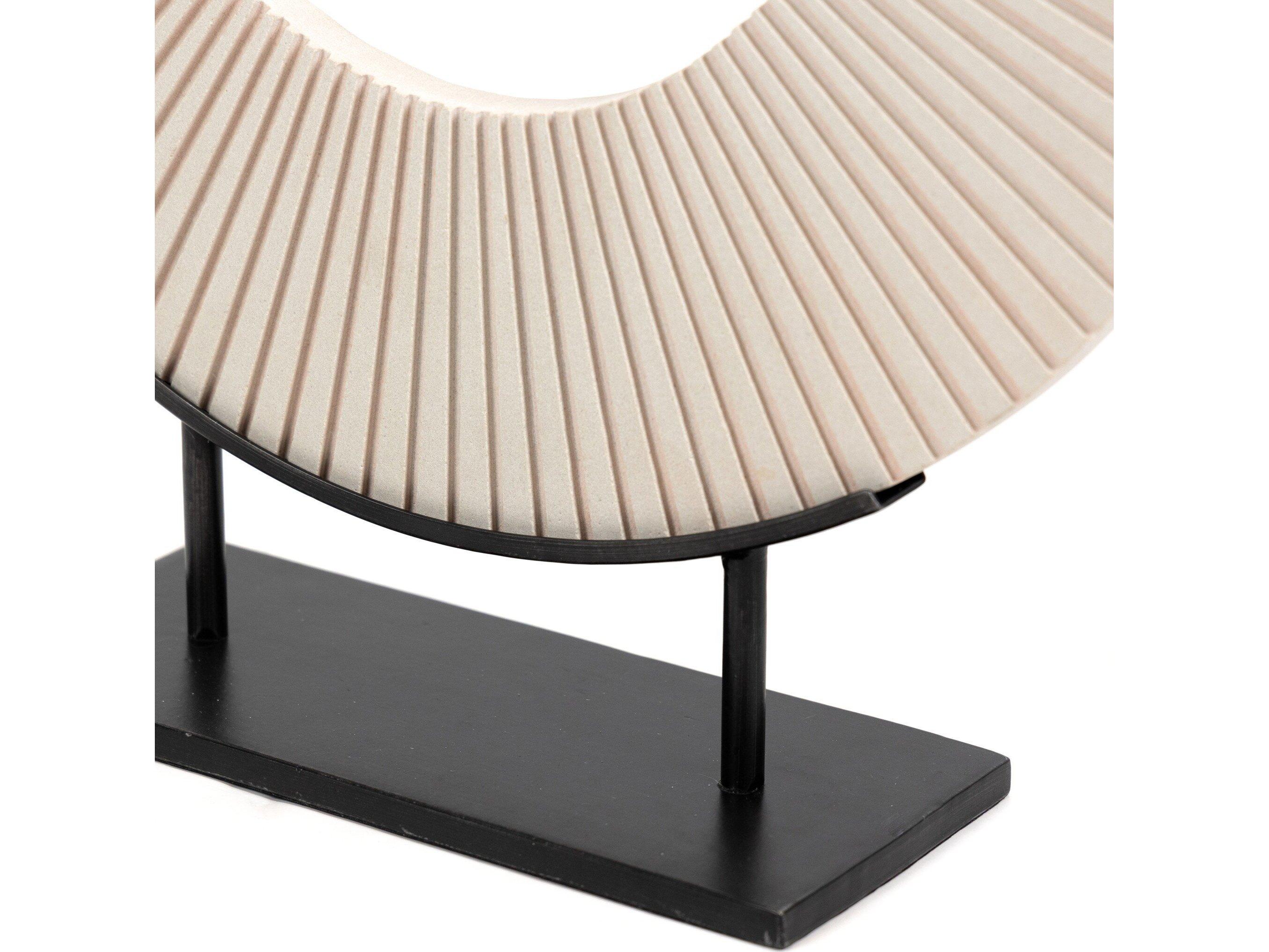 Four Hands Marlow Heartsmere Marble Sandstone Sculpture