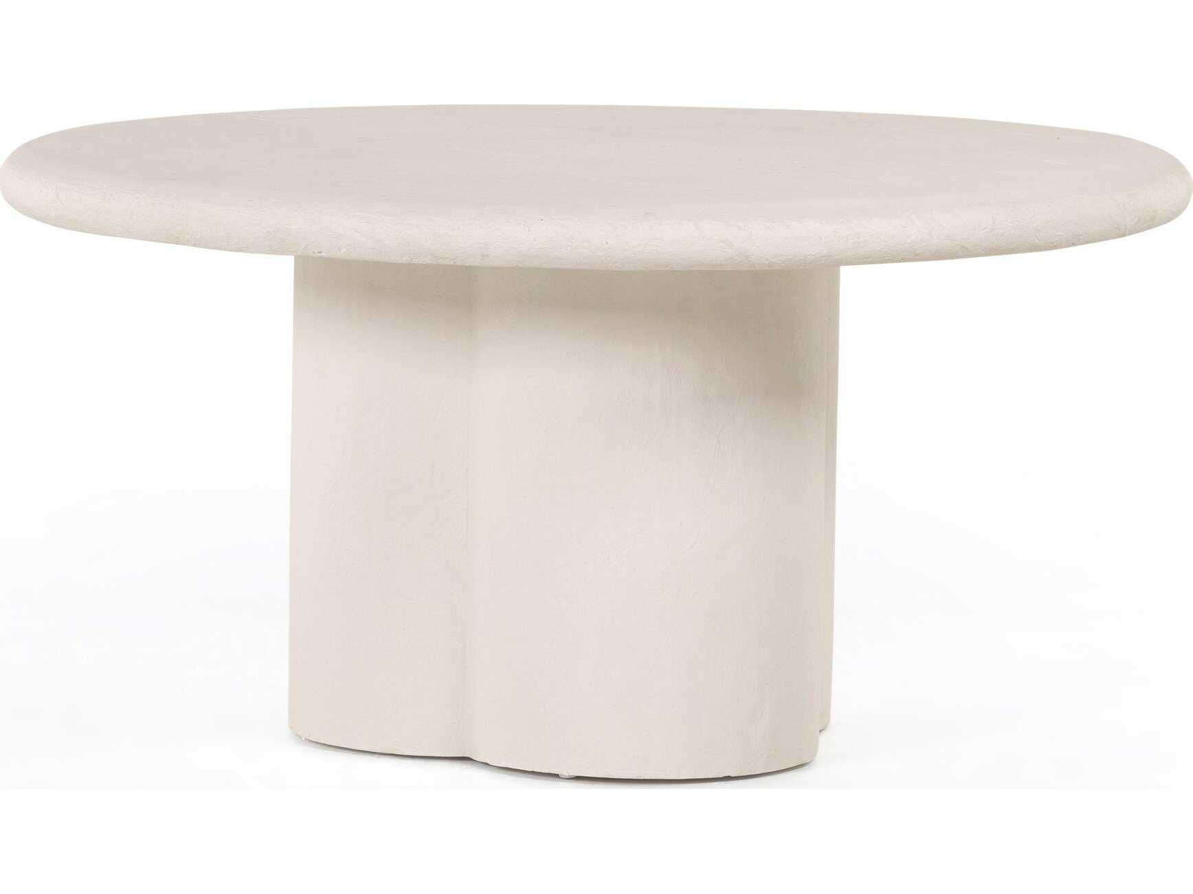 Four Hands Constantine Grano Plaster Molded Concrete Dining Table
