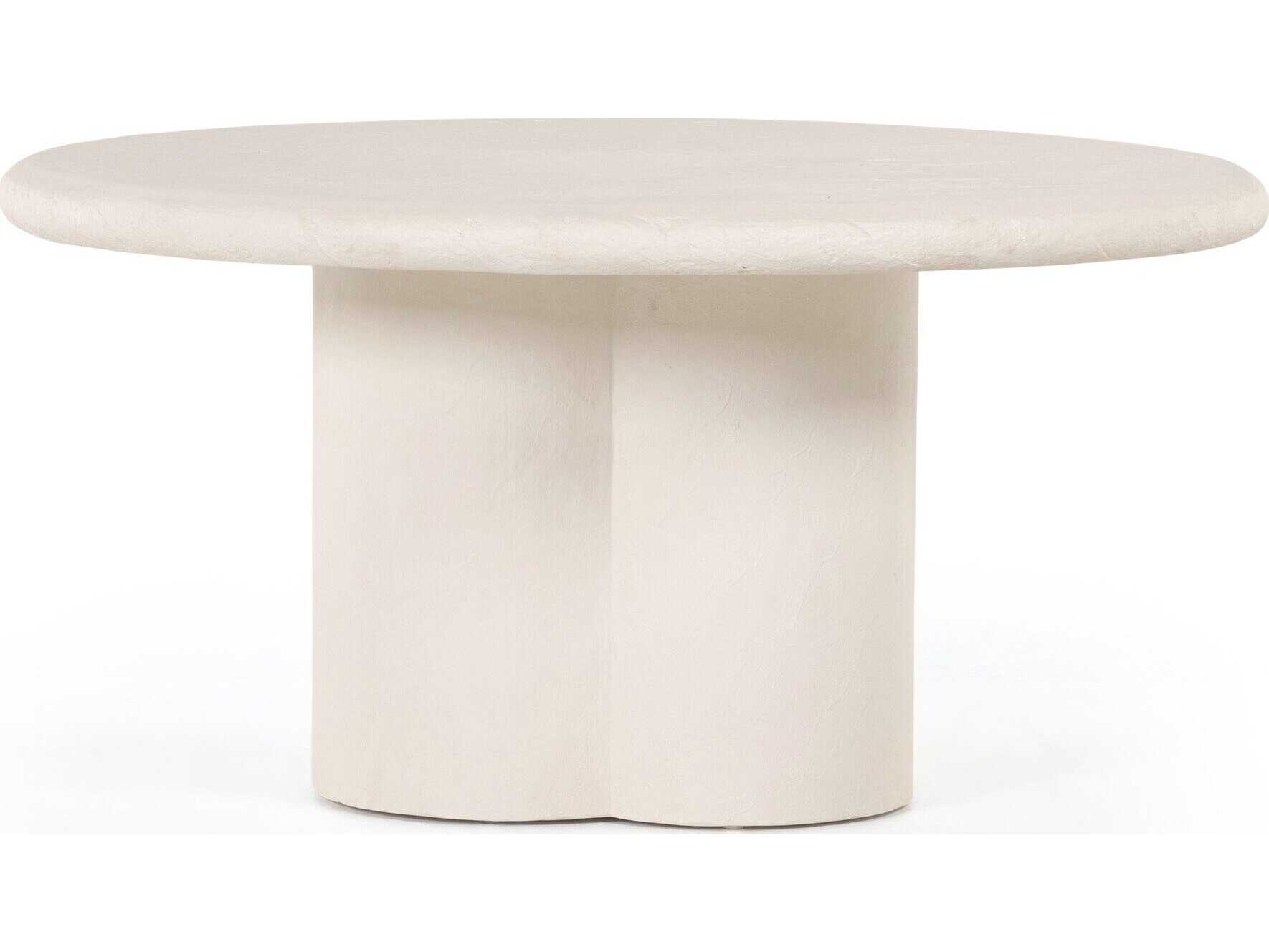 Four Hands Constantine Grano Plaster Molded Concrete Dining Table