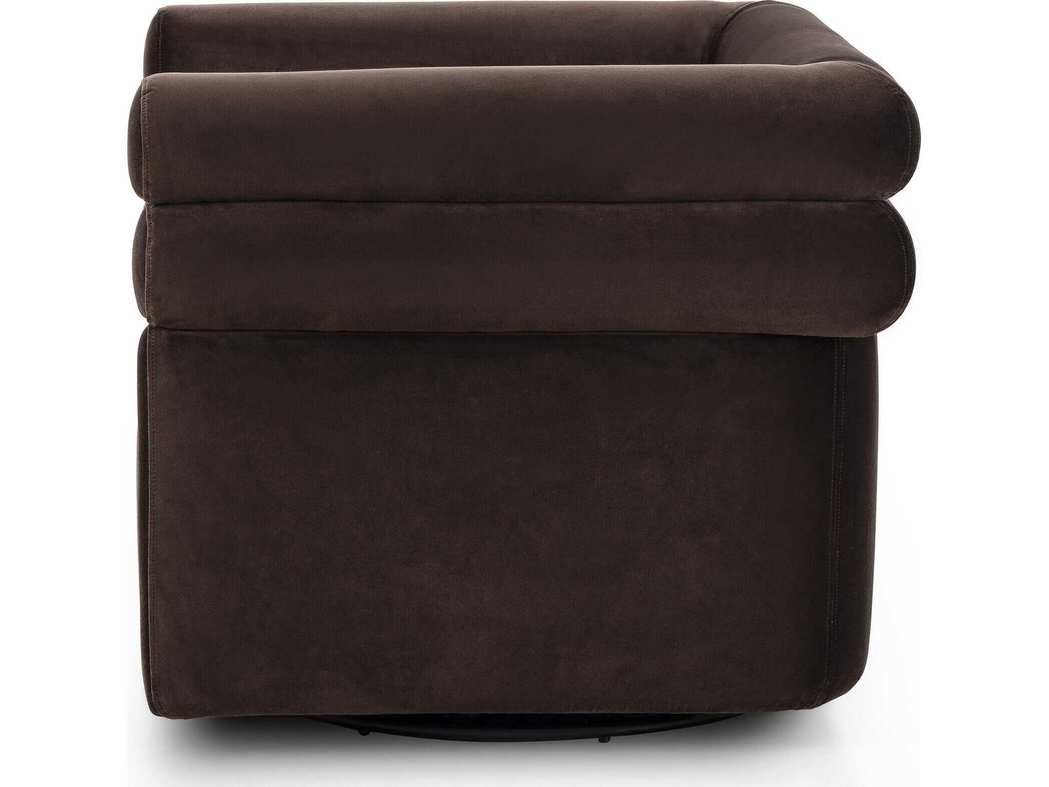 Four Hands Grayson Evie Surrey Cocoa  Swivel Chair