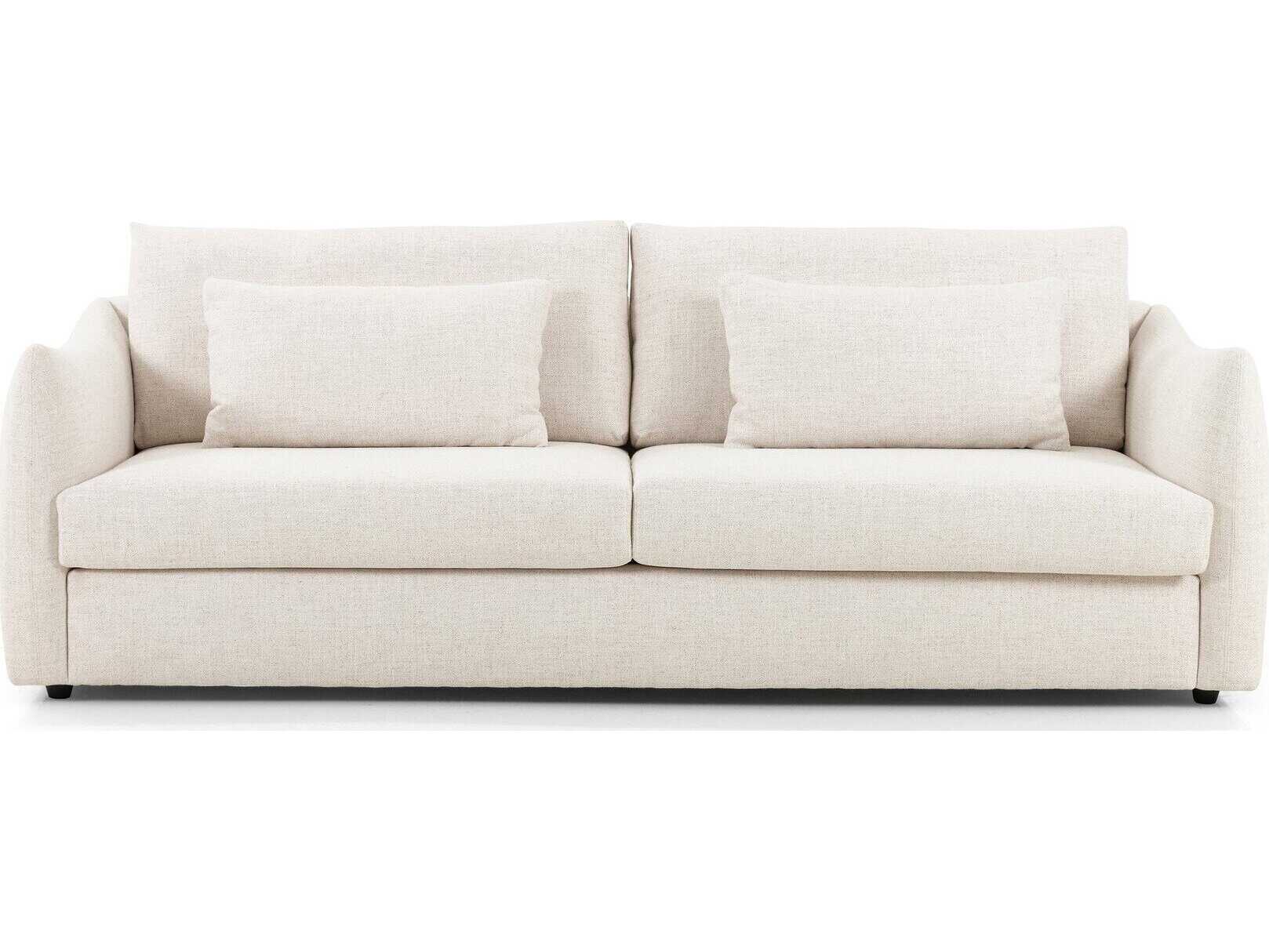 Four Hands Grayson Kelsey Dover Crescent Cream Upholstered Sofa