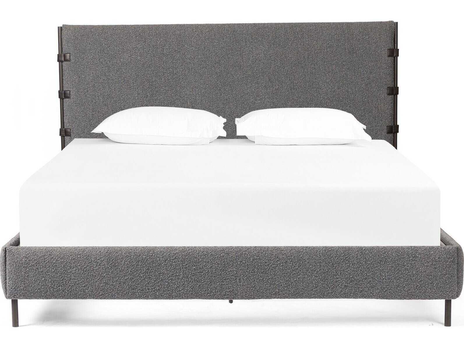 Four Hands Irondale Anderson Knoll Charcoal King Bed