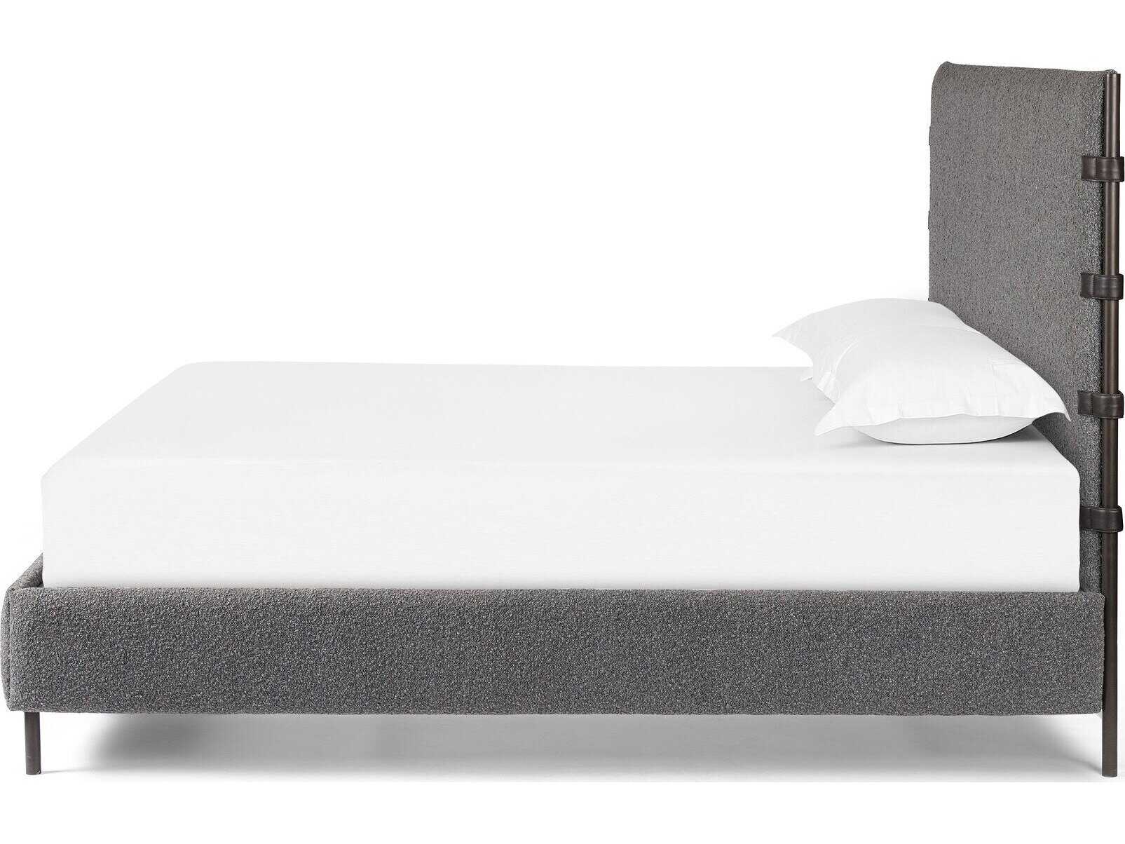 Four Hands Irondale Anderson Knoll Charcoal King Bed