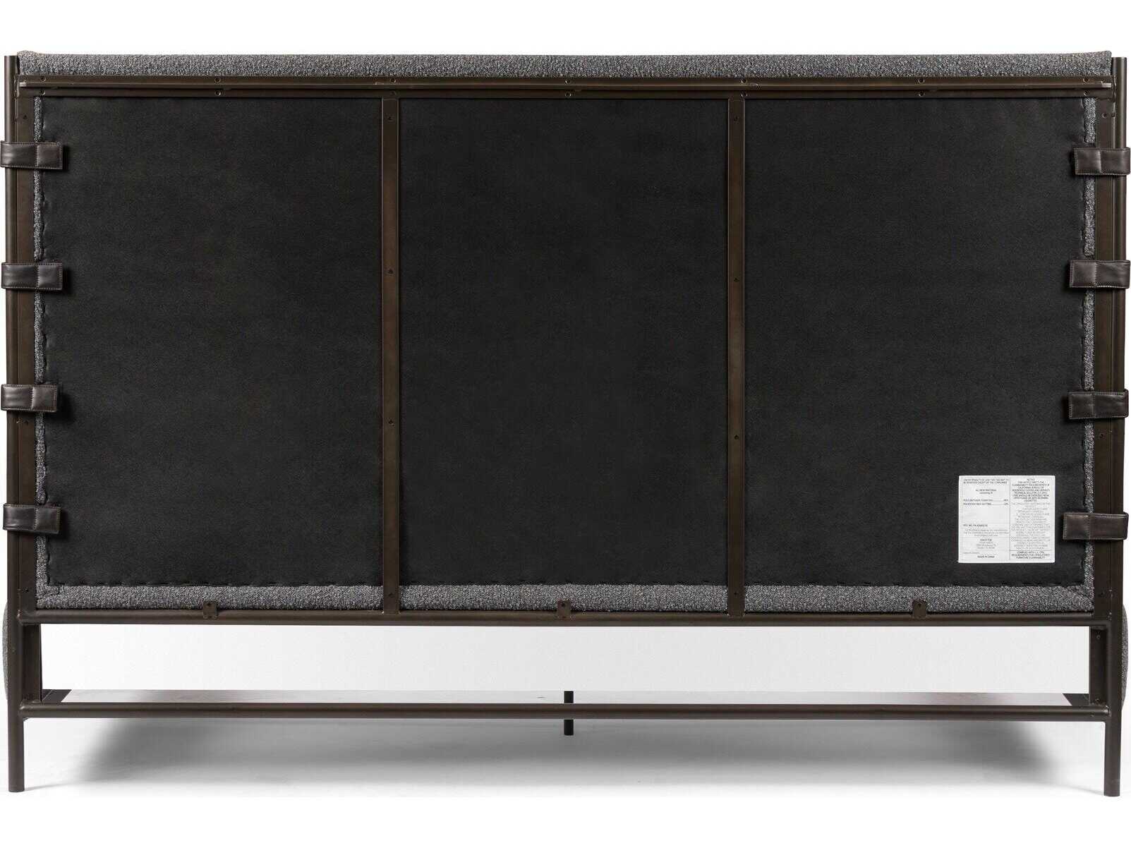 Four Hands Irondale Anderson Knoll Charcoal King Bed