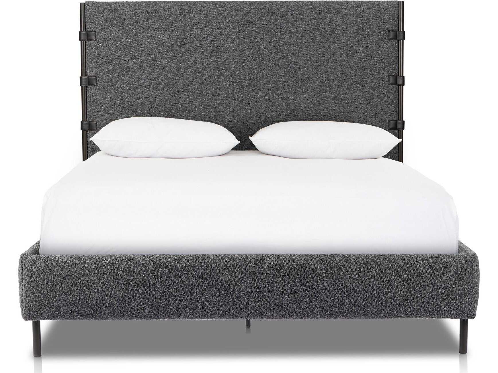 Four Hands Irondale Anderson Knoll Charcoal Queen Bed