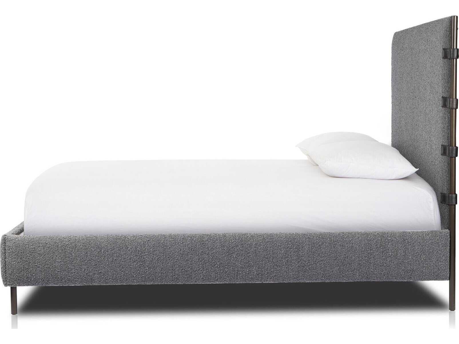 Four Hands Irondale Anderson Knoll Charcoal Queen Bed