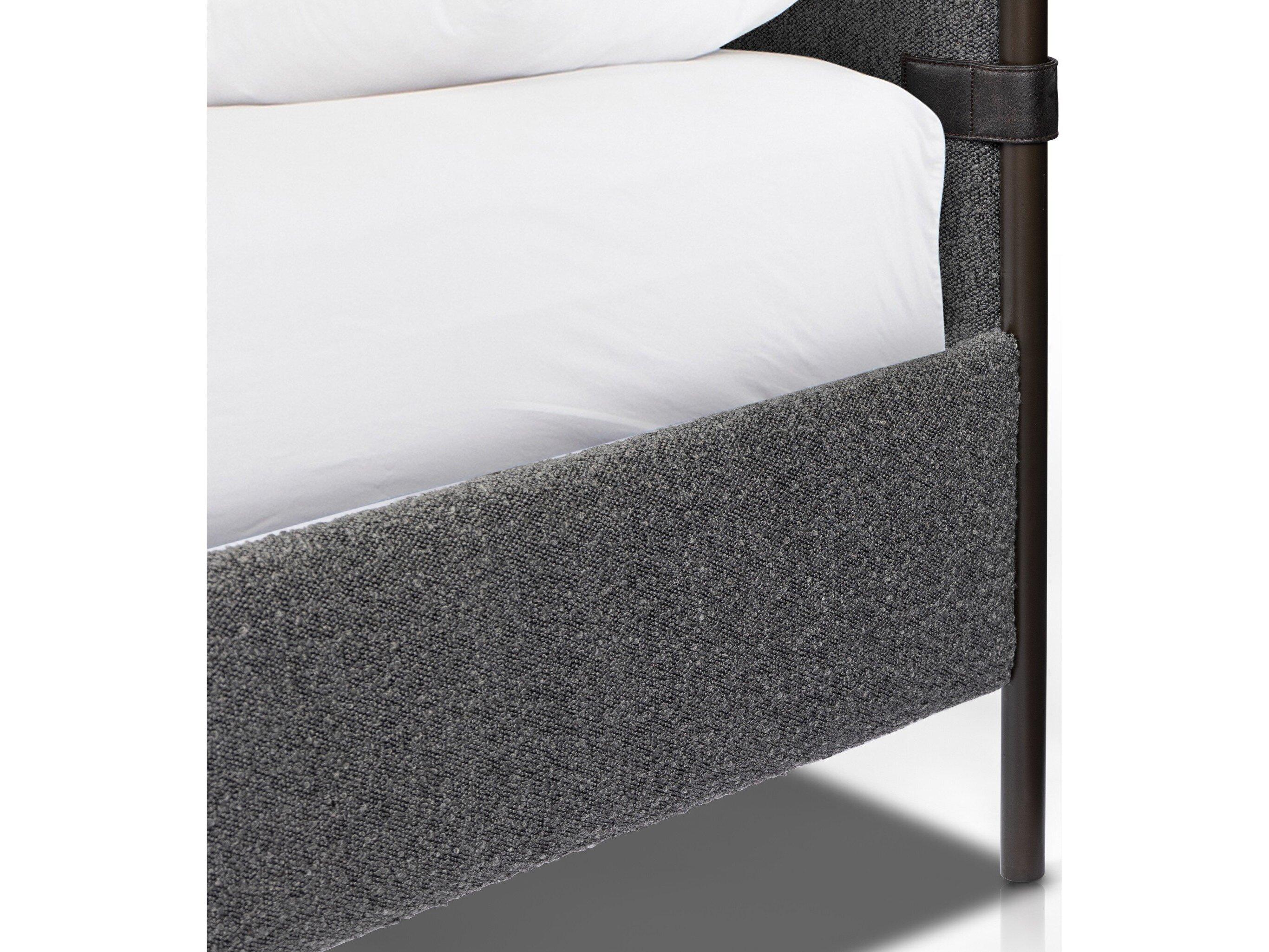 Four Hands Irondale Anderson Knoll Charcoal Queen Bed