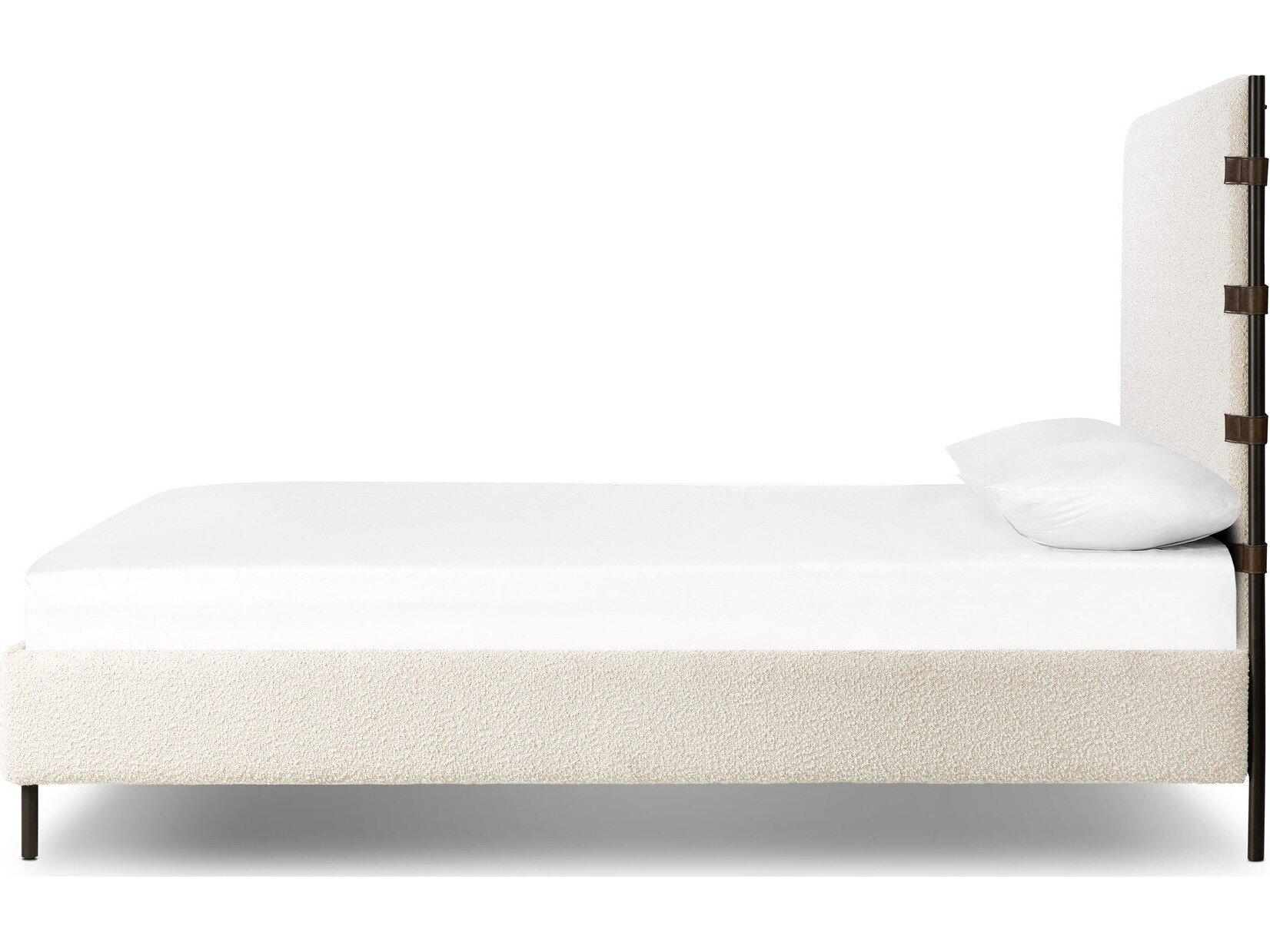 Four Hands Irondale Natural Upholstered California King Platform Bed