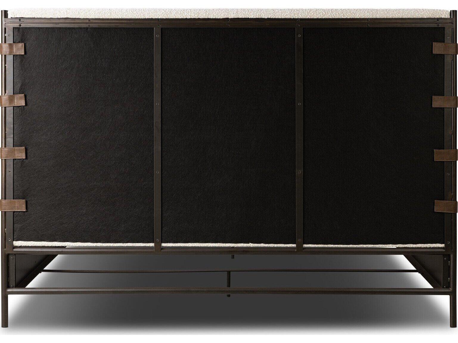 Four Hands Irondale Natural Upholstered California King Platform Bed