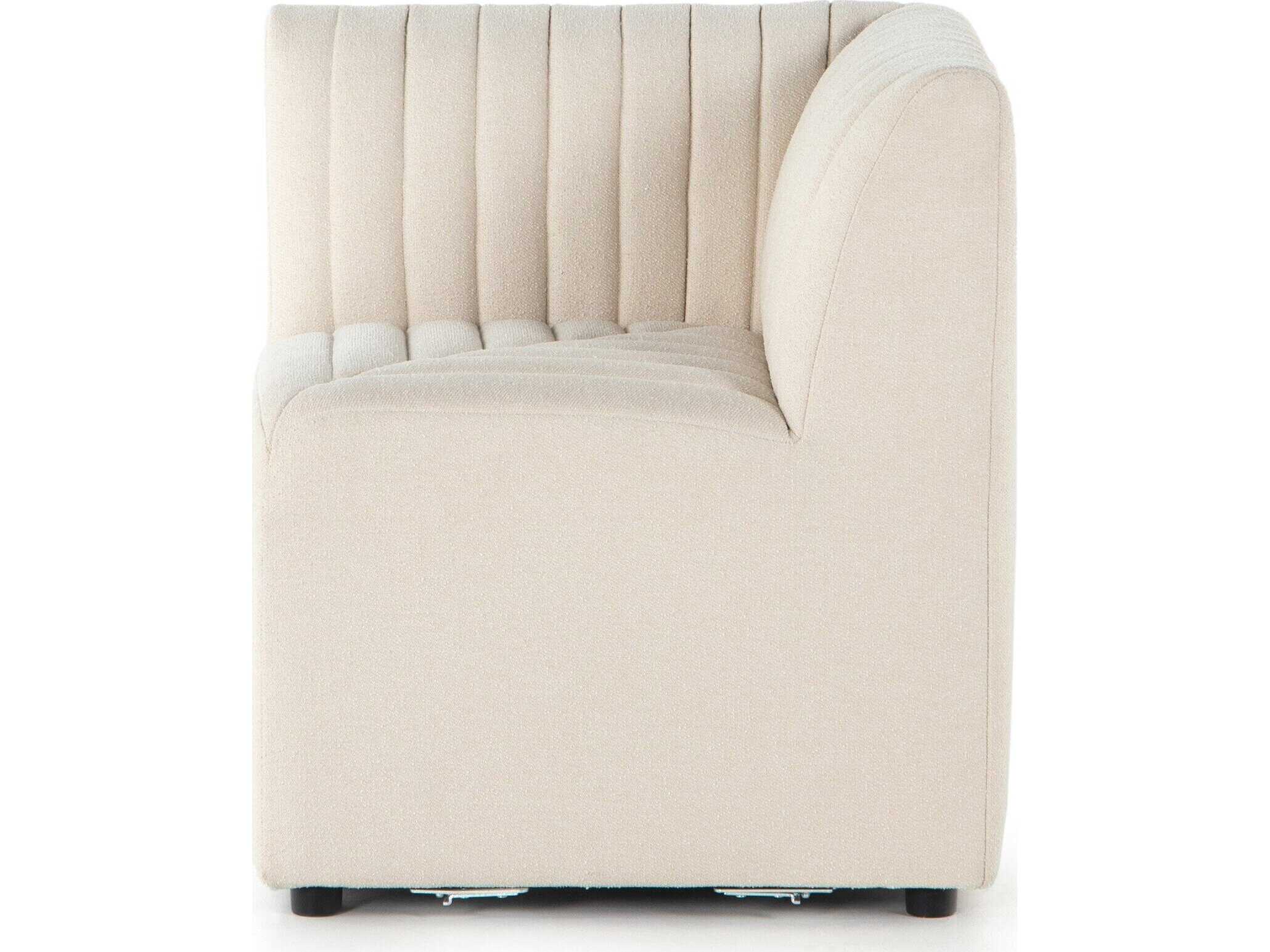 Four Hands Grayson Augustine Beige Upholstered Side Dining Bench