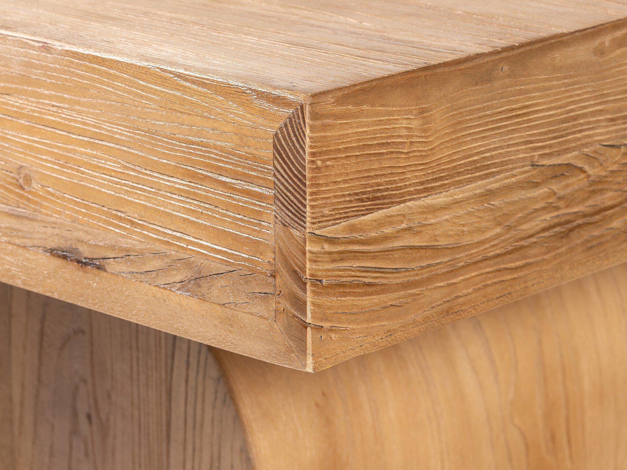 Luxecor Globetrotter Keane Natural Elm Nettlewood Brown Wood Writing Desk