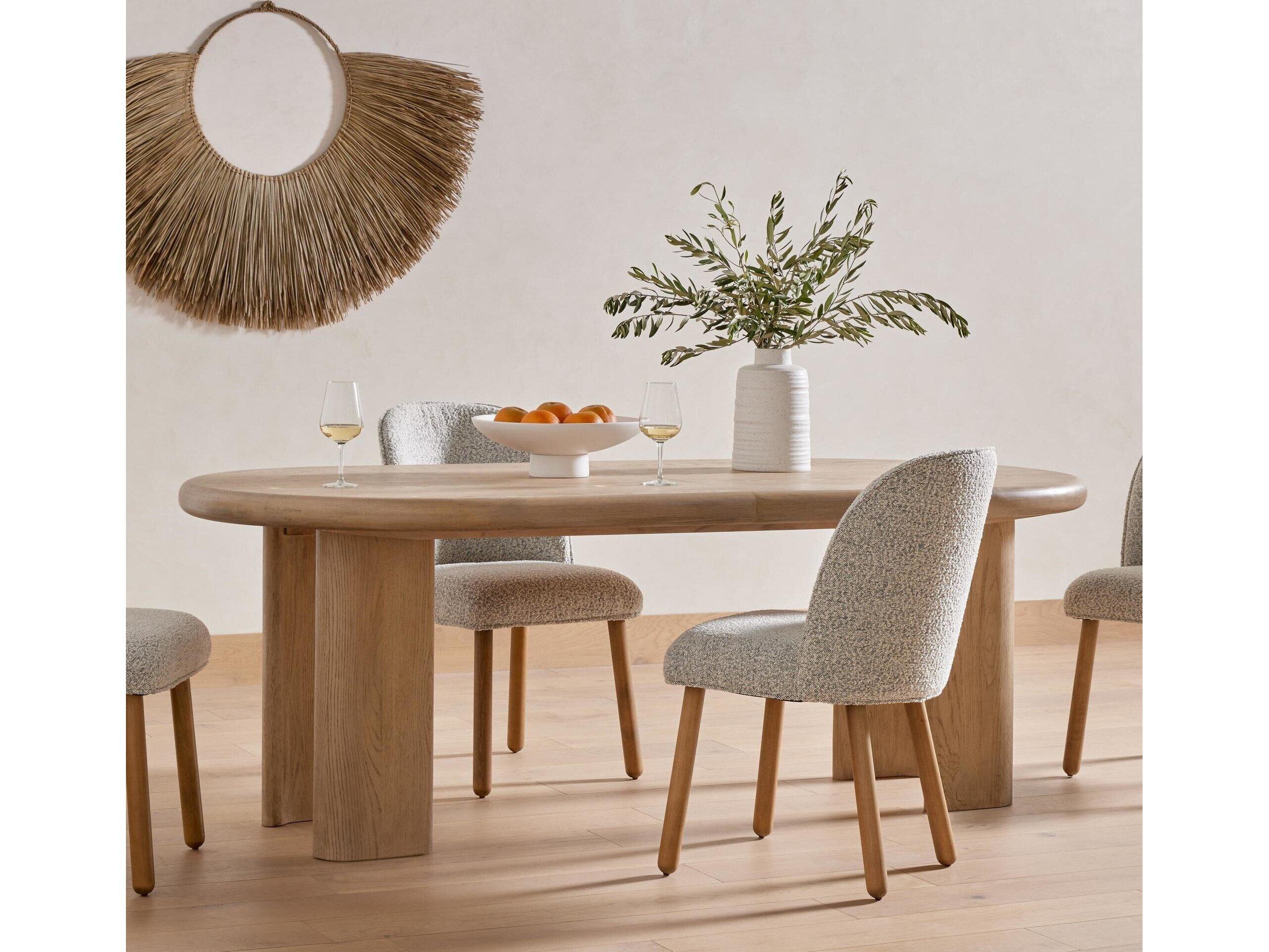 Four Hands Haiden Jaylen Yucca Oak Extension Dining Table