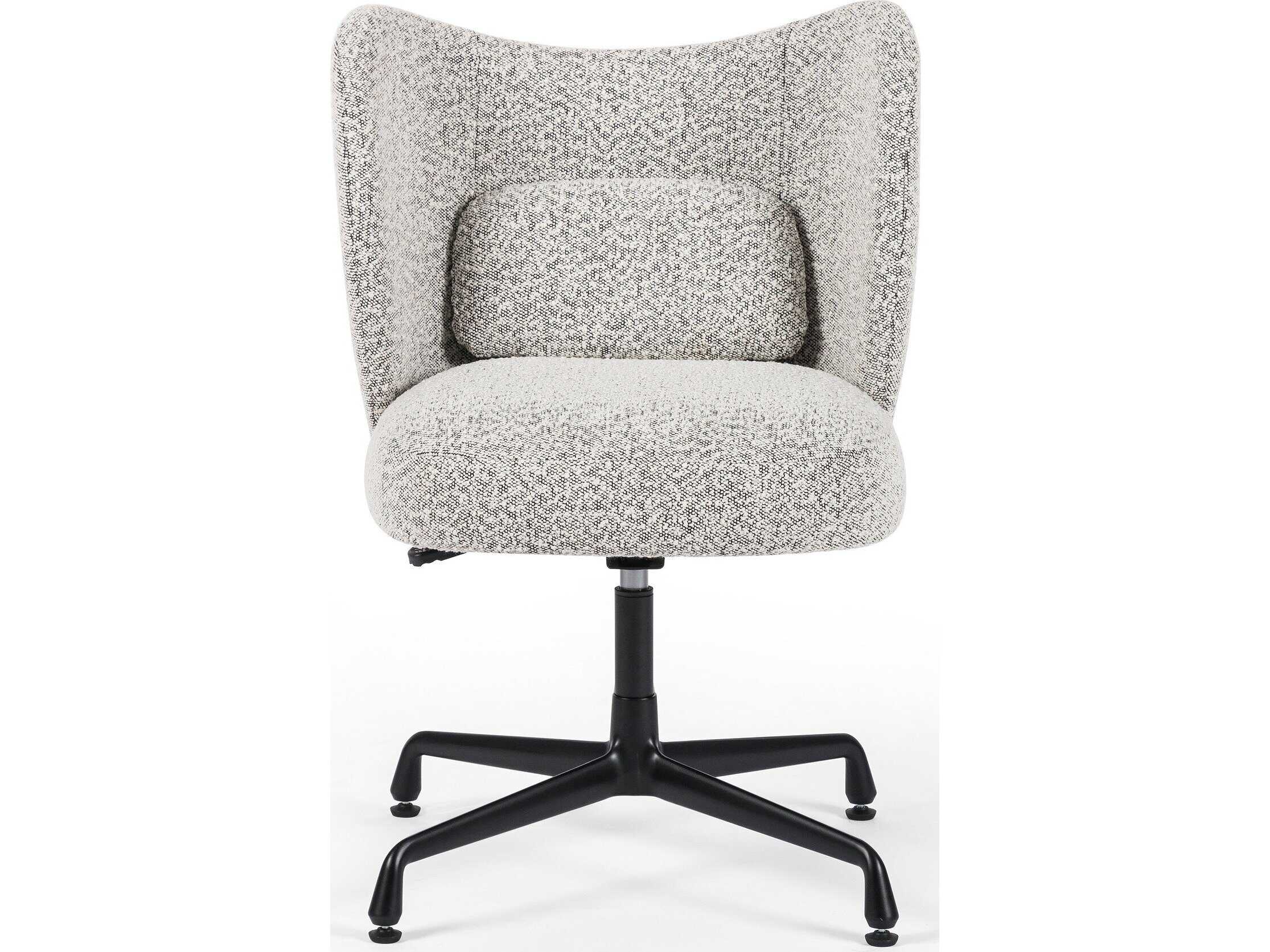 Four Hands Townsend Gray Upholstered Adjustable Computer Office Chair