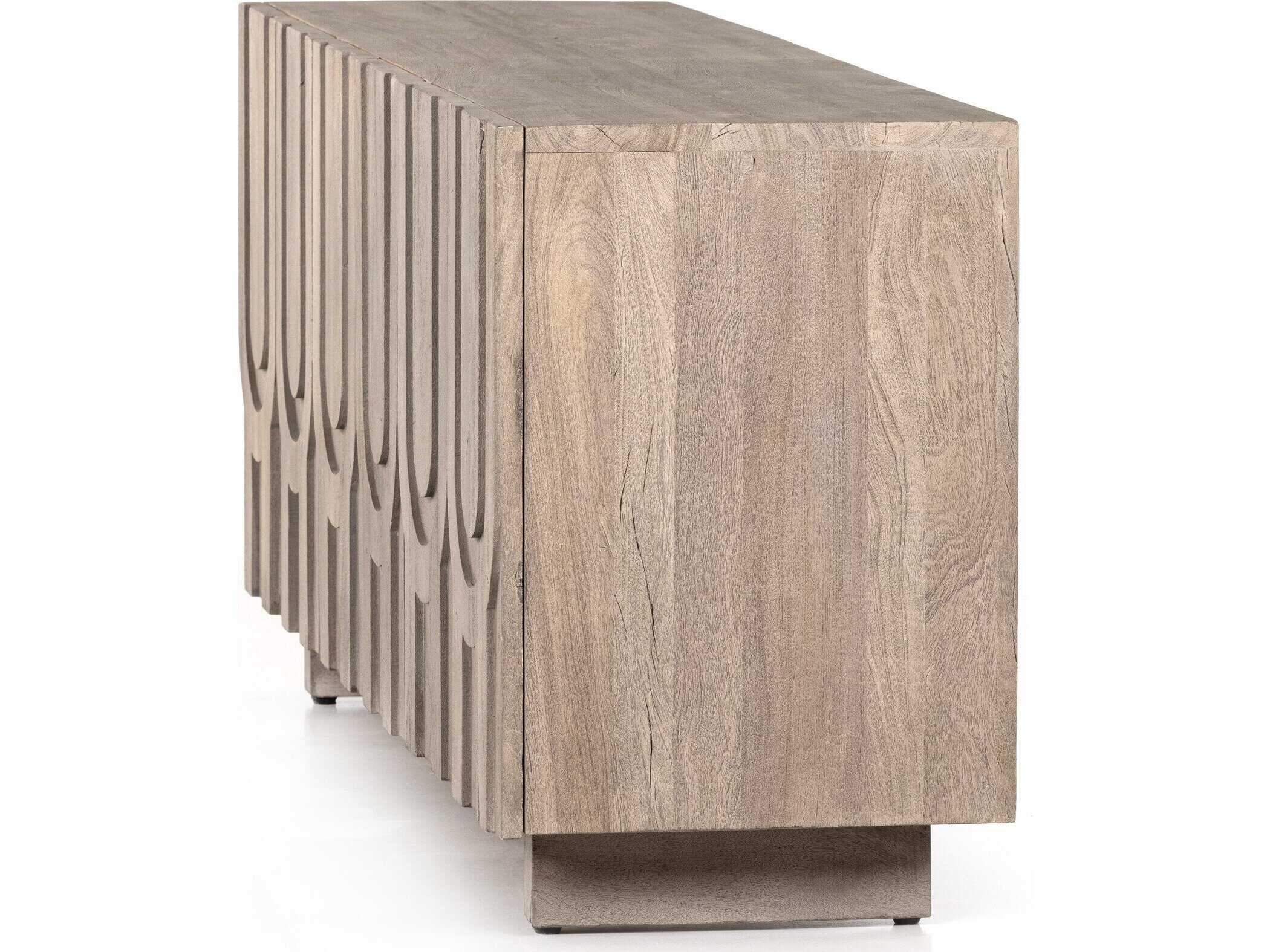 Four Hands Maya Rivka 72" Aged Grey Media Console