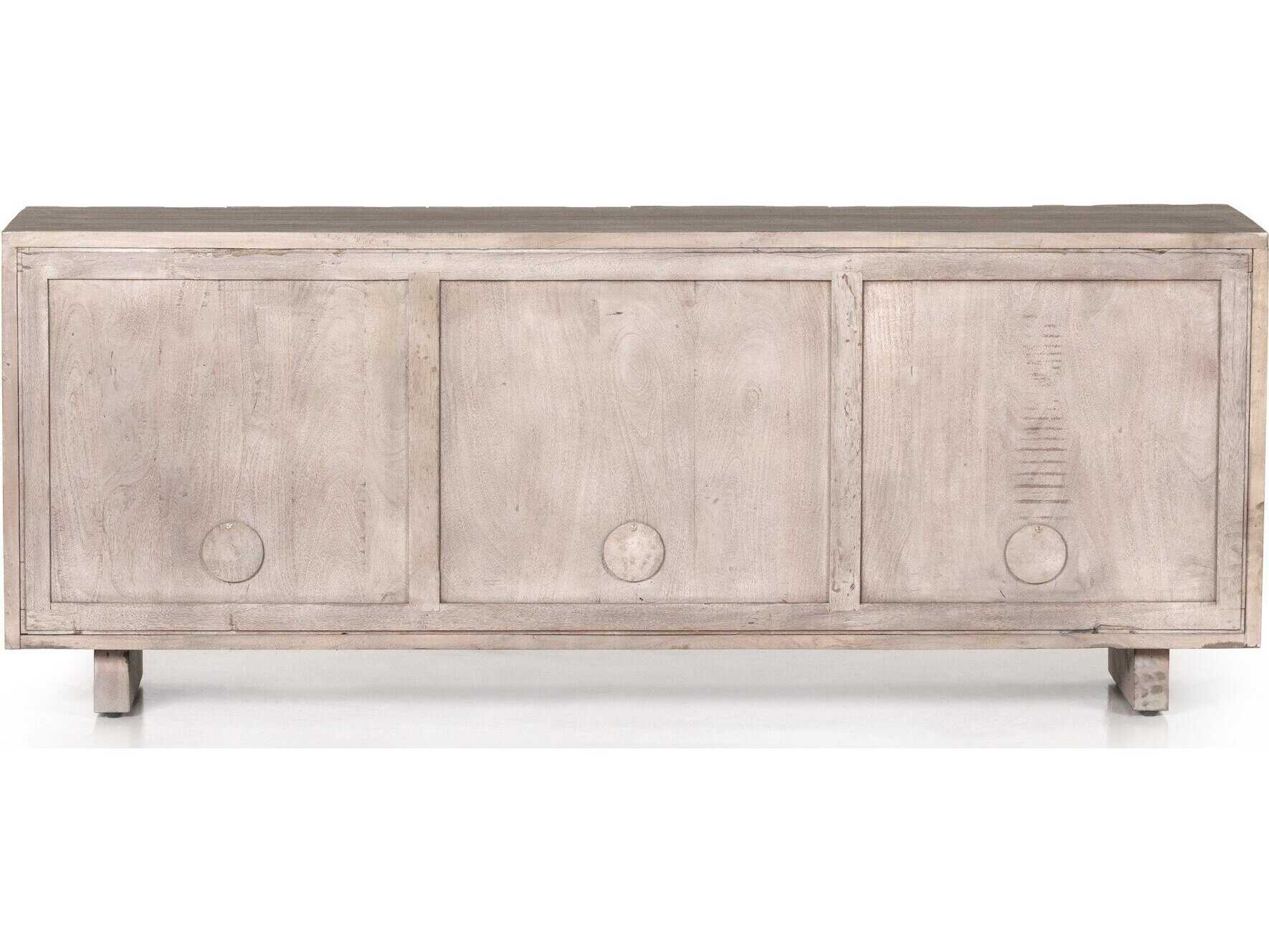 Luxecor Globetrotter Rivka 72" Aged Grey Media Console