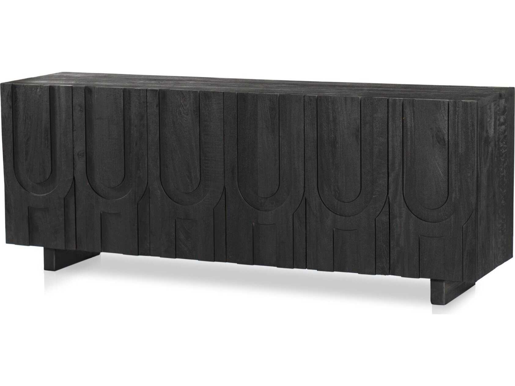 Four Hands Maya Rivka 72" Dark Totem Media Console