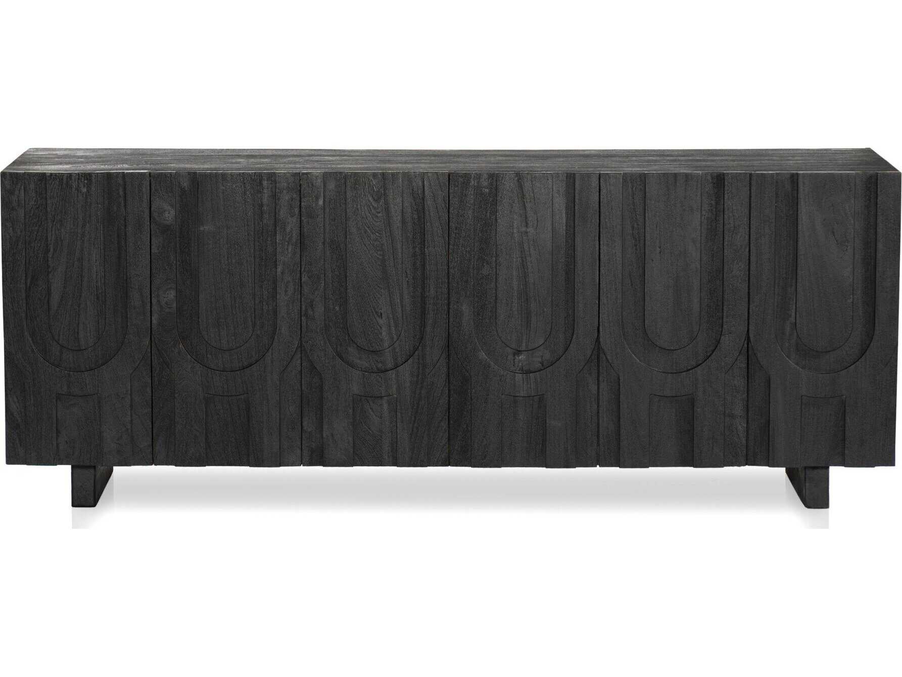 Four Hands Maya Rivka 72" Dark Totem Media Console