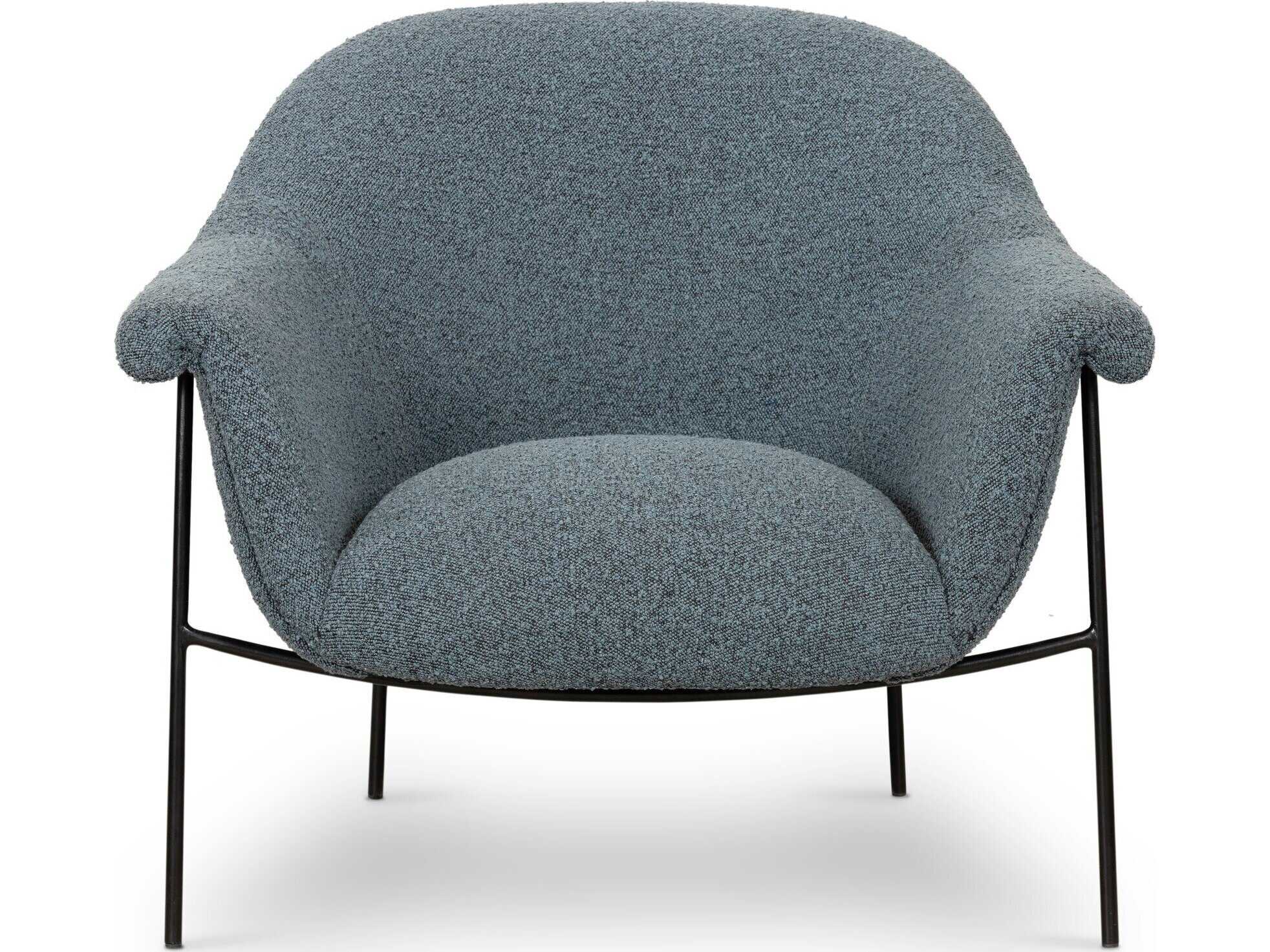 Four Hands Farrow Suerte Knoll Sky  Accent Chair