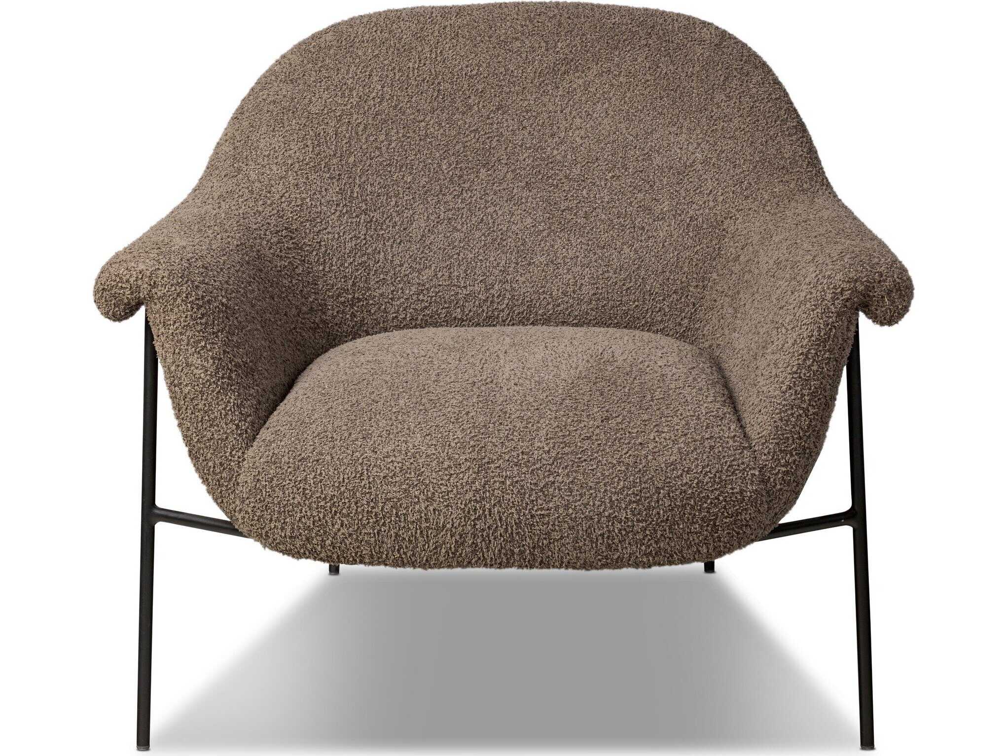 Four Hands Farrow Brown Fabric Accent Chair