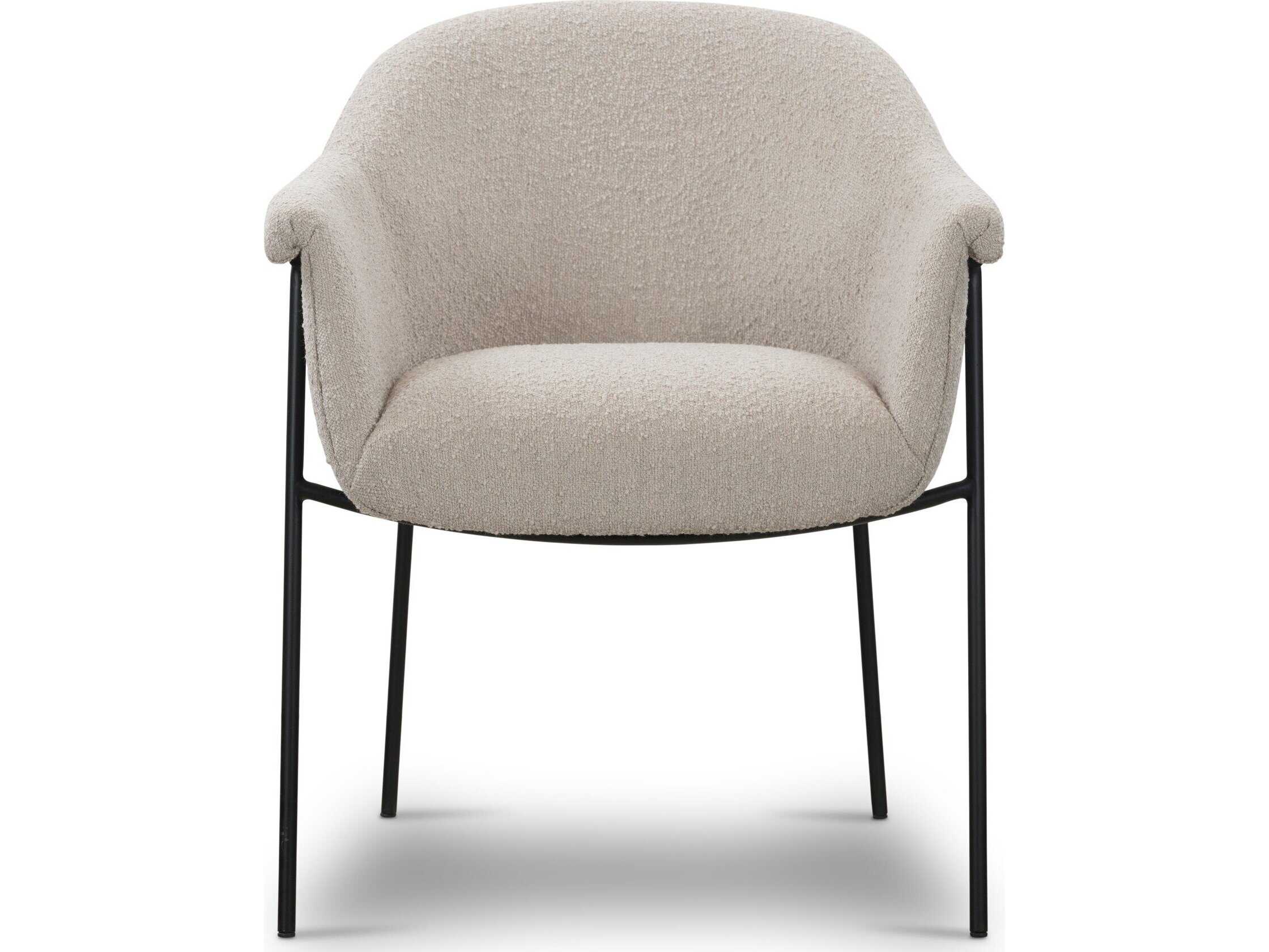Four Hands Farrow Suerte Knoll Sand Upholstered Dining Chair