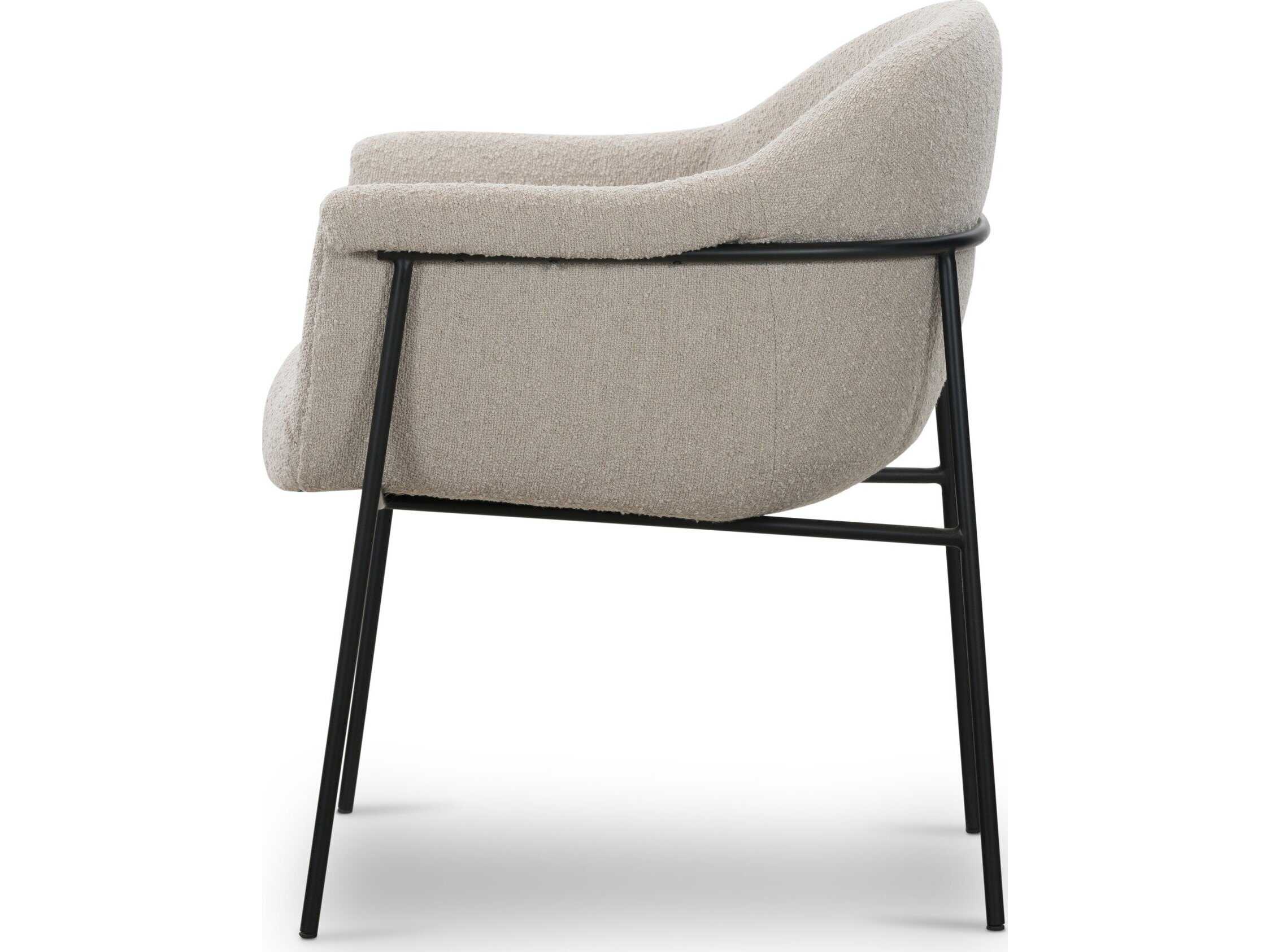 Four Hands Farrow Suerte Knoll Sand Upholstered Dining Chair
