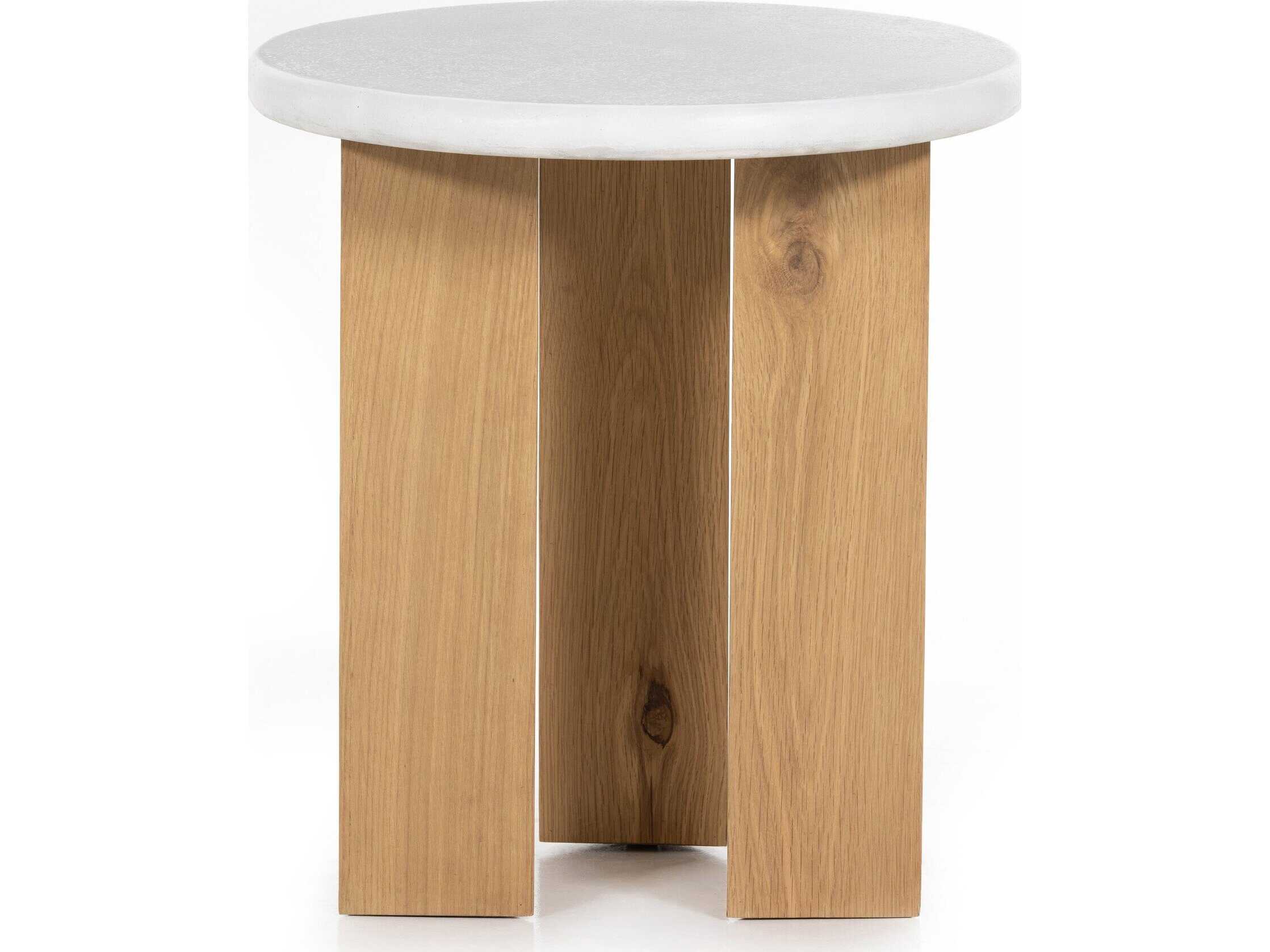 Four Hands Haiden Odin Brown Oak Wood Nightstand