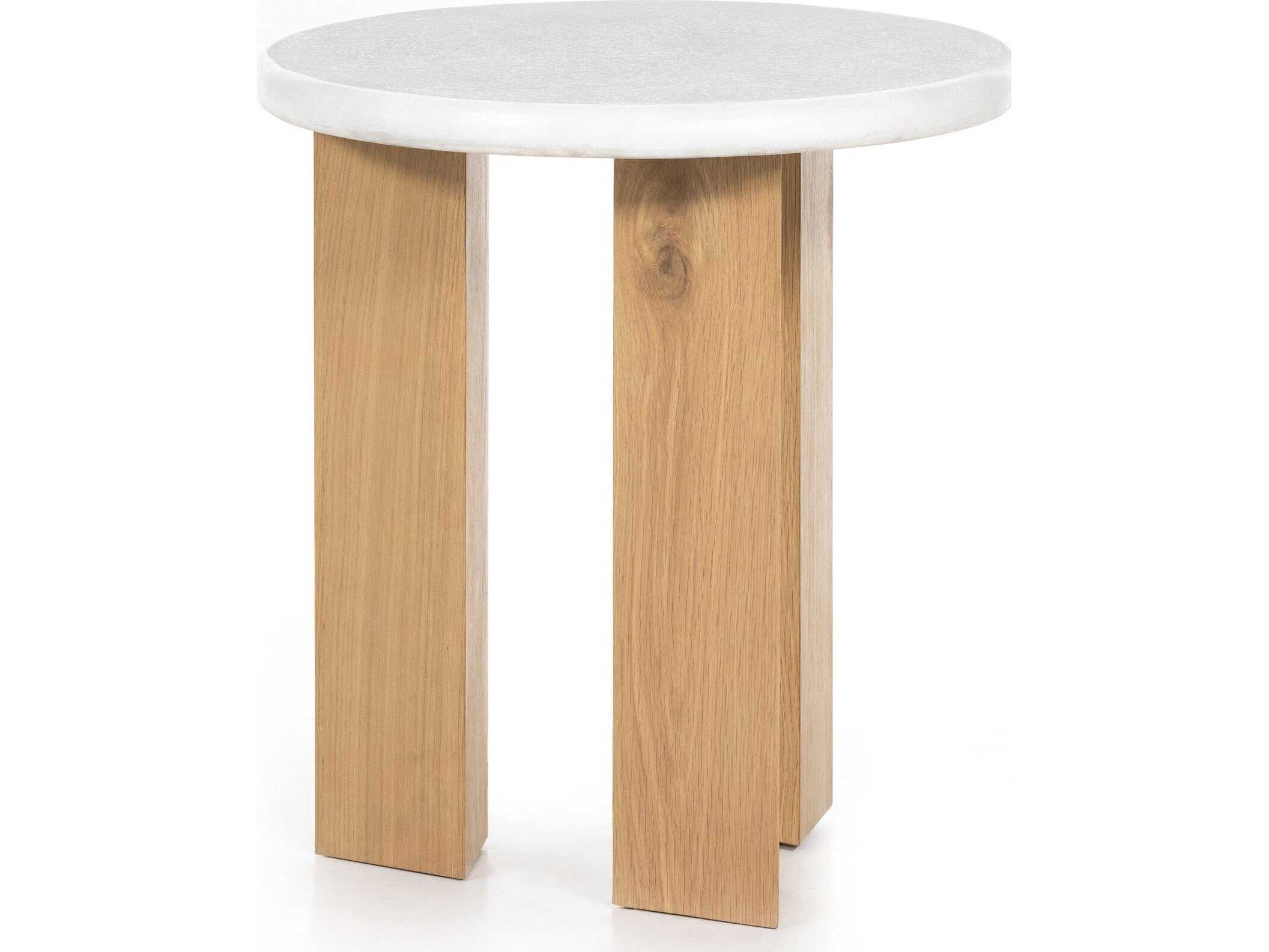 Four Hands Haiden Odin Brown Oak Wood Nightstand