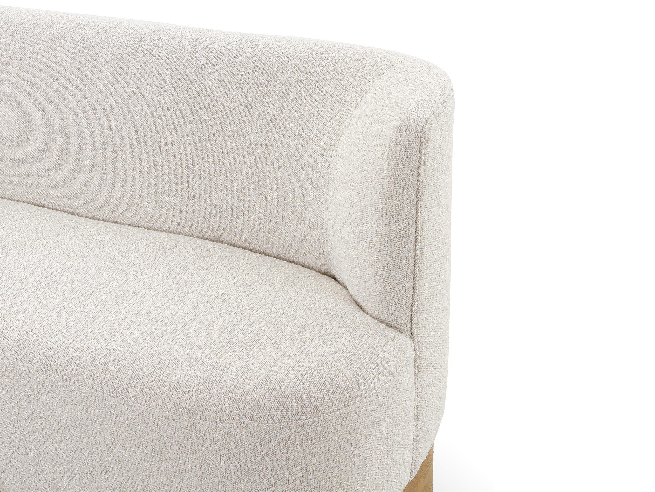 Four Hands Grayson Krista Knoll Natural Upholstered Dining Bench