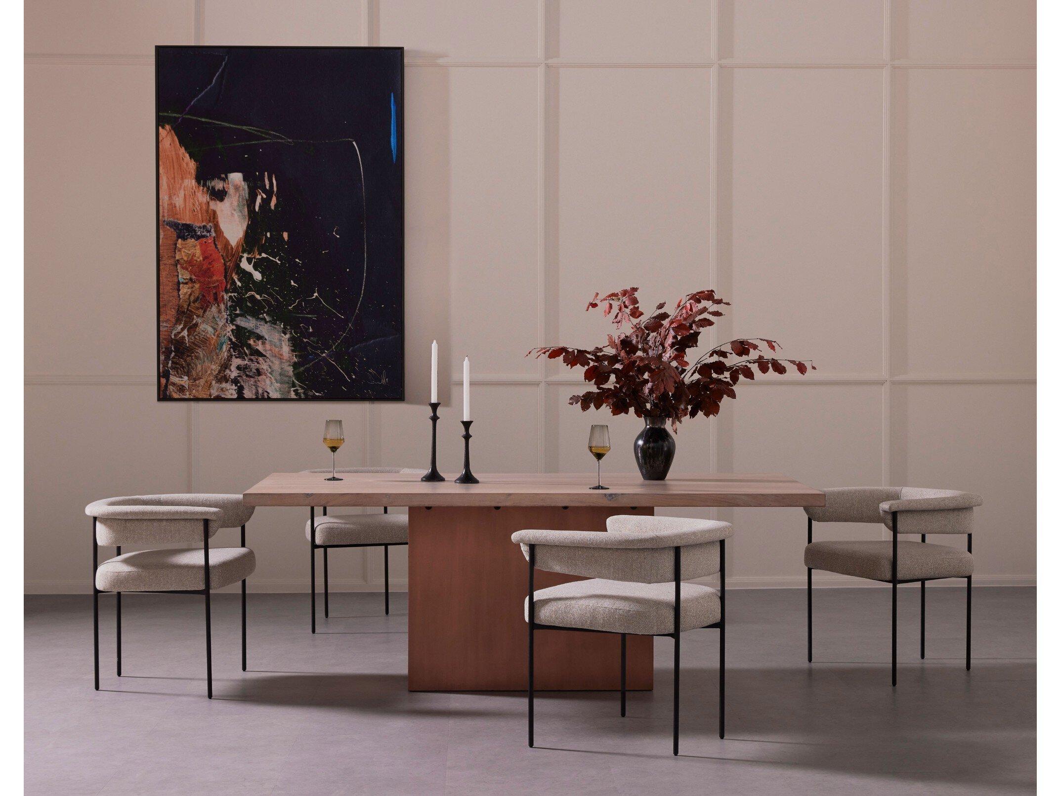 Four Hands Art Studio Black Maple / White 50" Class By Dan Hobday Canvas Wall Art