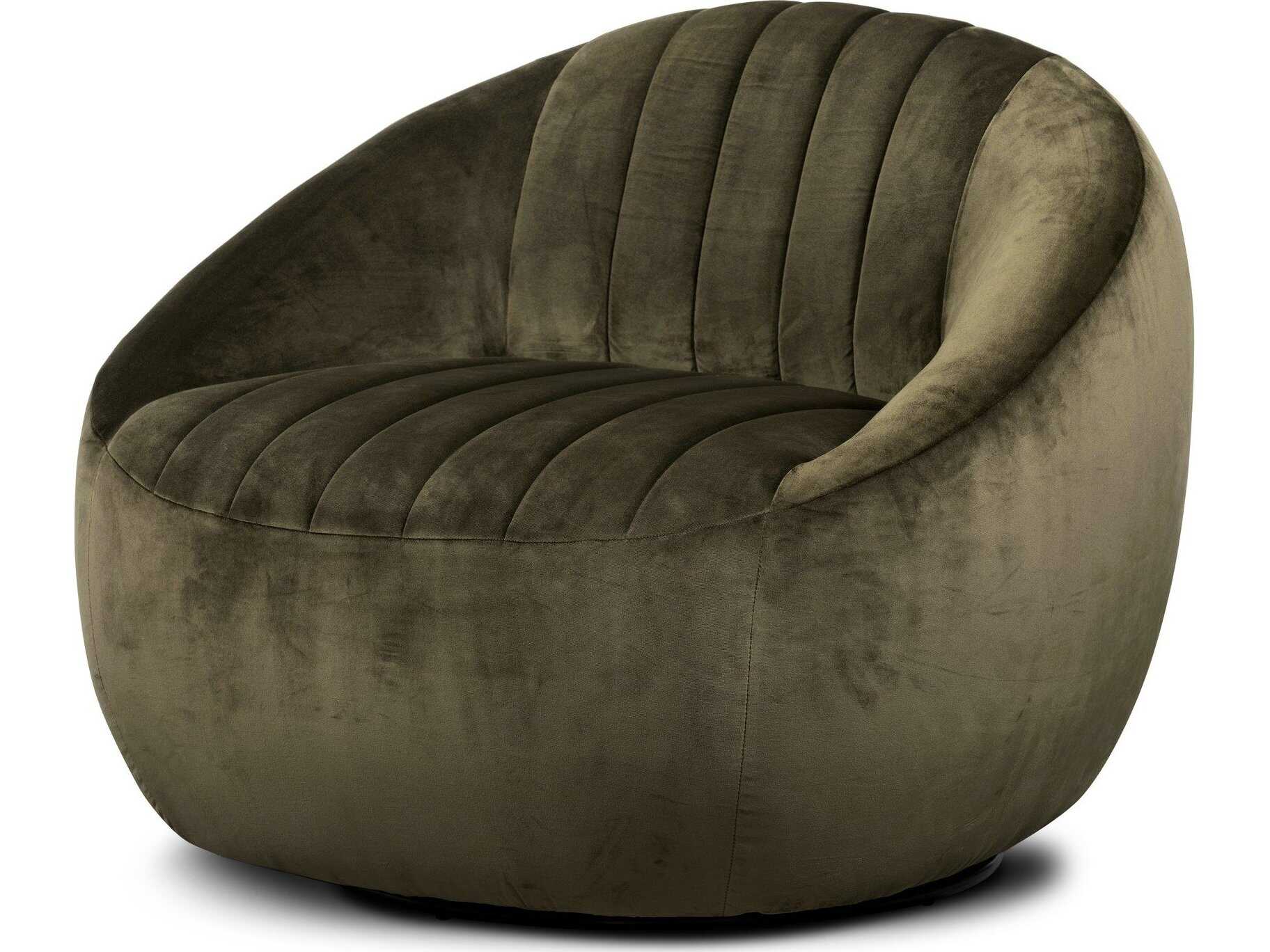 Four Hands Belfast Audie Surrey Olive  Swivel Chair
