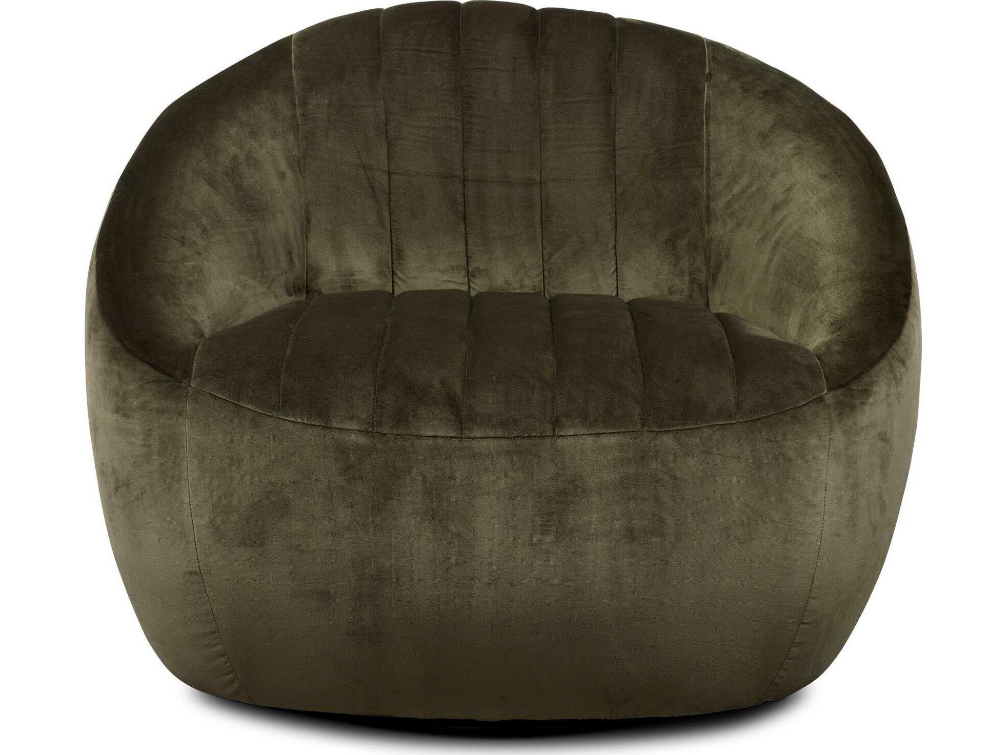 Four Hands Belfast Audie Surrey Olive  Swivel Chair