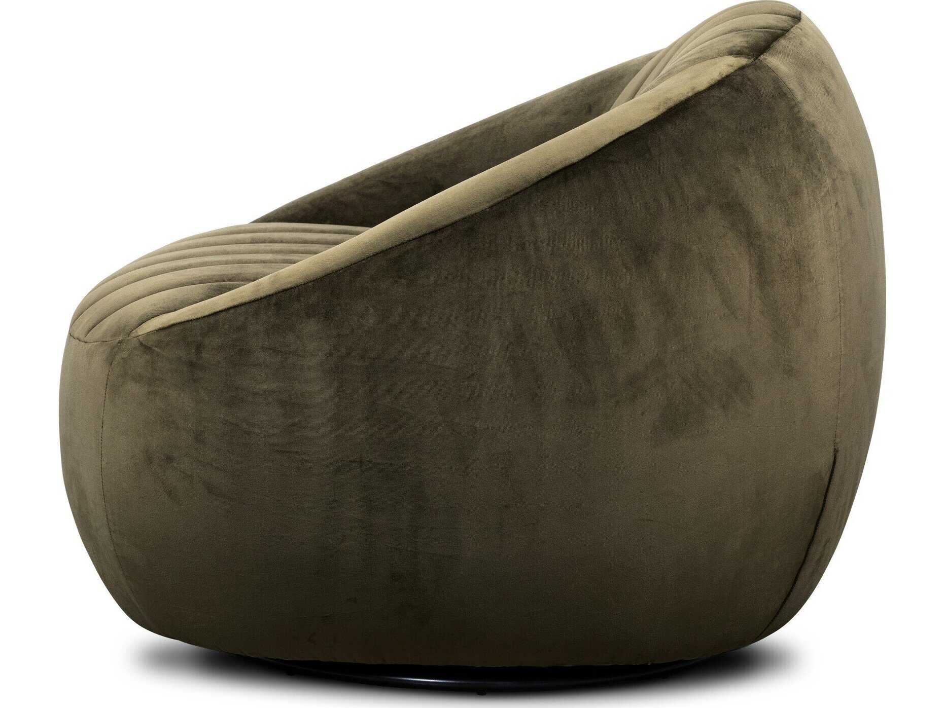 Four Hands Belfast Audie Surrey Olive  Swivel Chair