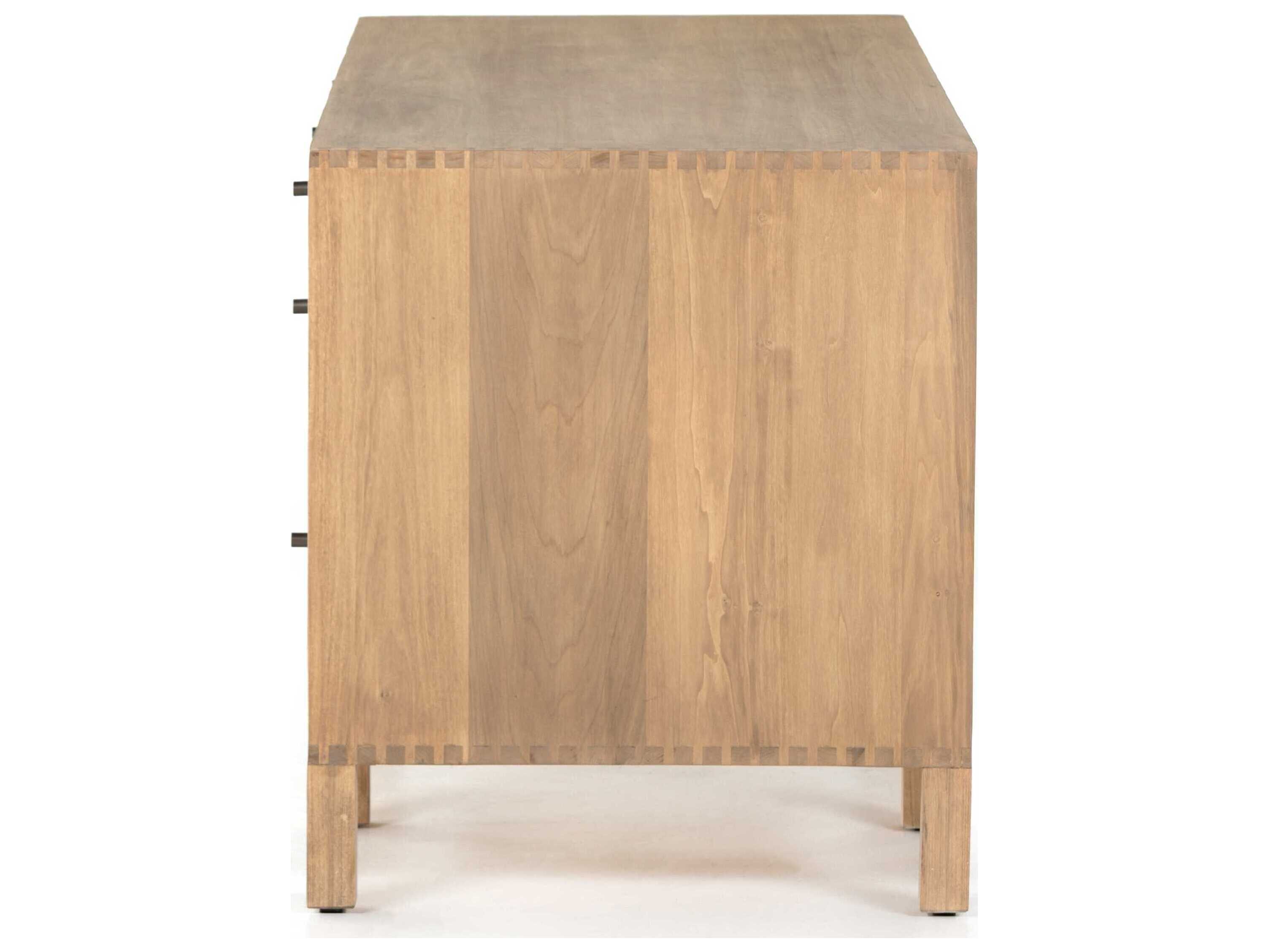 Four Hands Fulton Isador Brown Poplar Wood Executive Desk