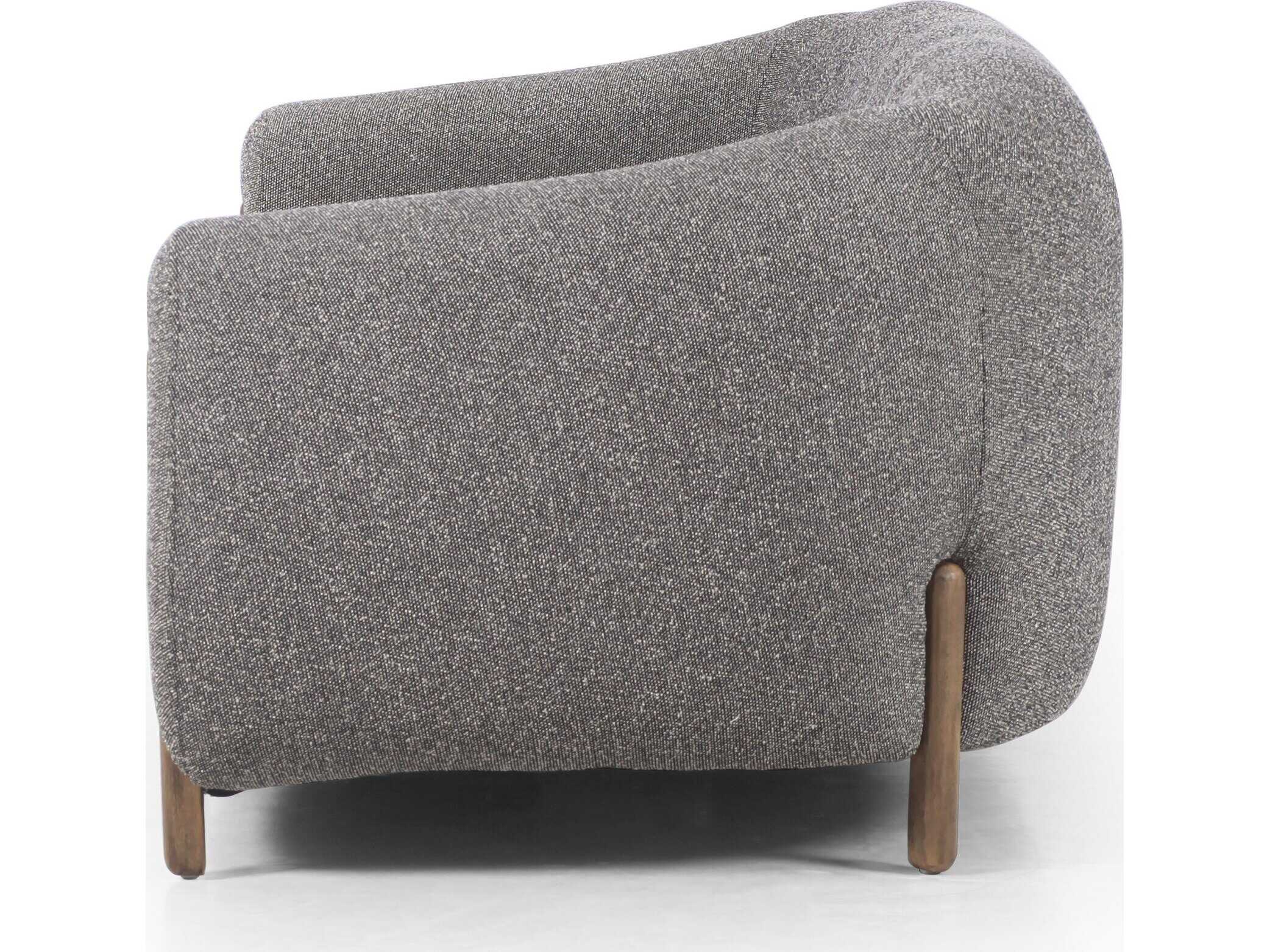 Four Hands Caswell Lyla Capri Ebony Upholstered Sofa