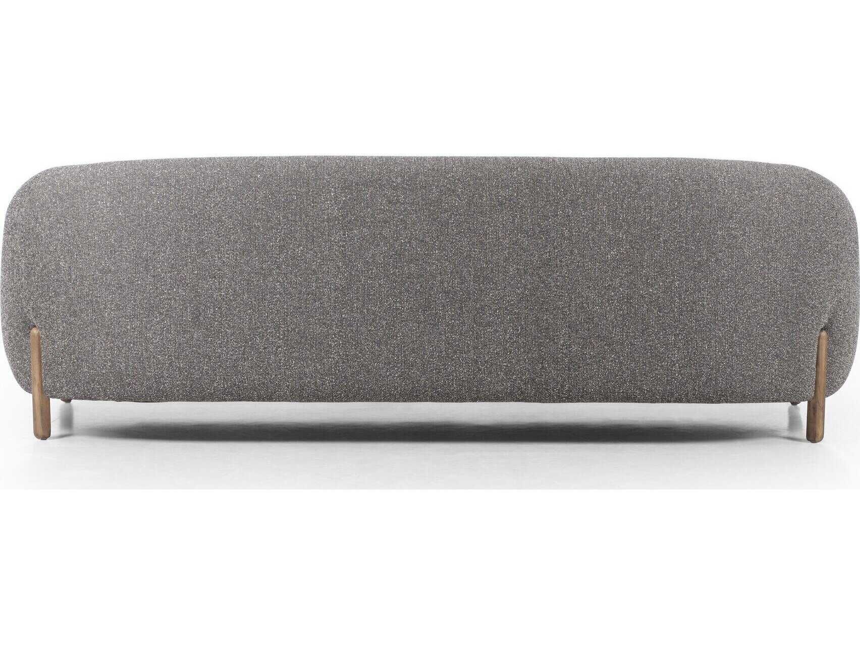 Four Hands Caswell Lyla Capri Ebony Upholstered Sofa