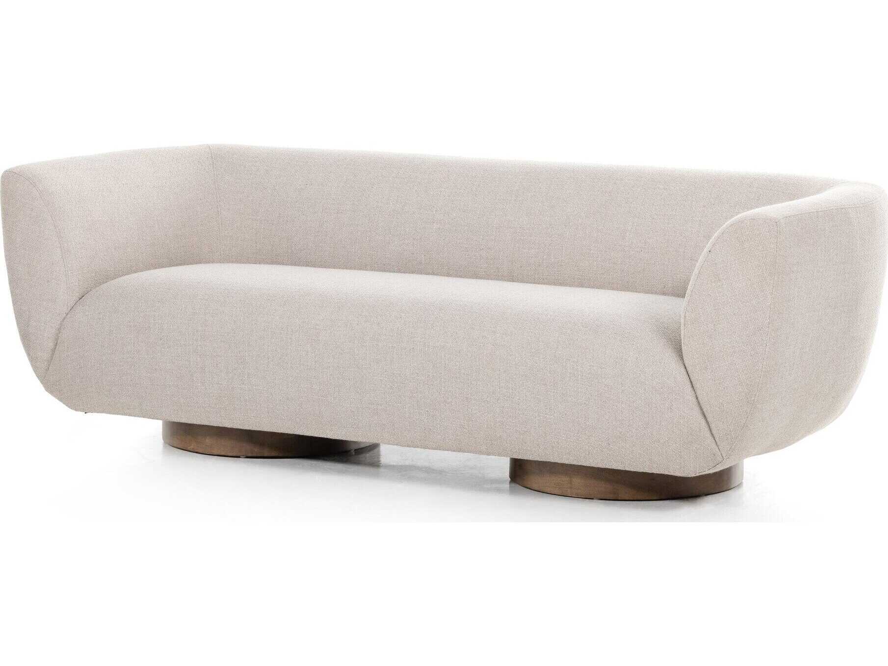 Four Hands Easton Sabine Gibson Taupe Weathered Sepia Beige Upholstered Sofa